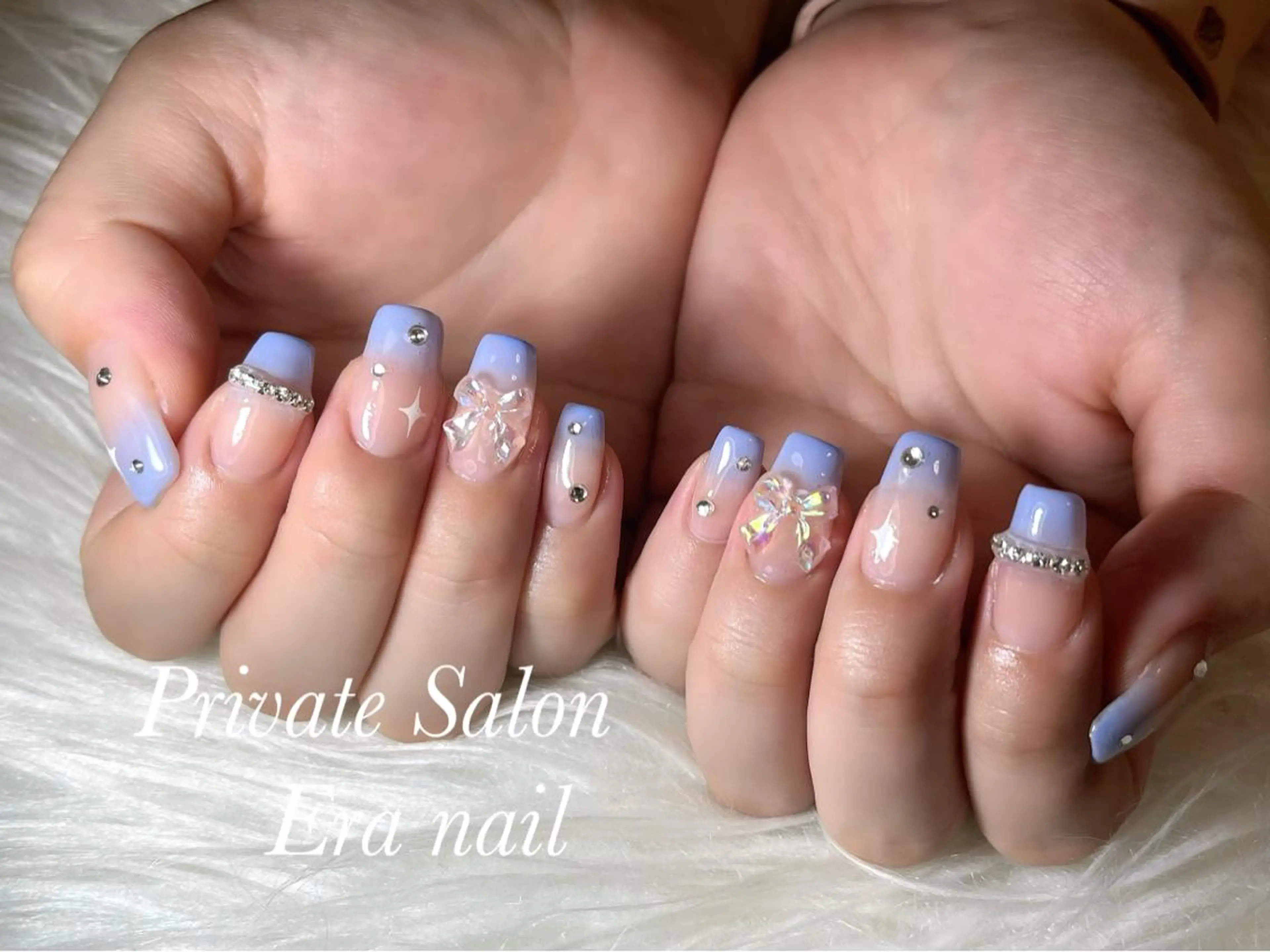 ネイル グラデーション 持ち込み スカルプネイル Era nailのネイルデザイン