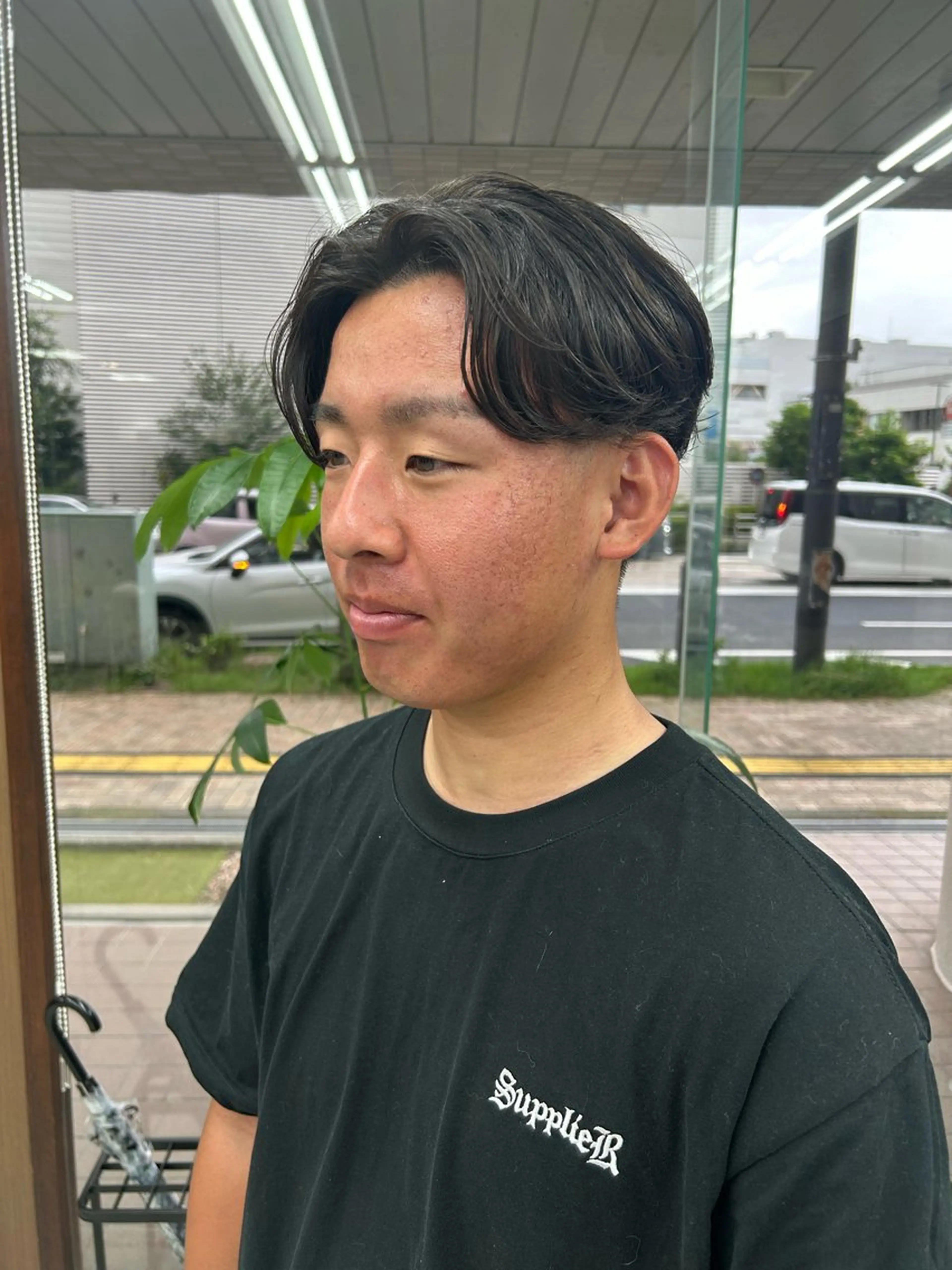 ショート パーマ メンズ メンズパーマ ニュアンスパーマ カット パーマ メンズパーマの達人 /タカシマダイスケのヘアスタイル