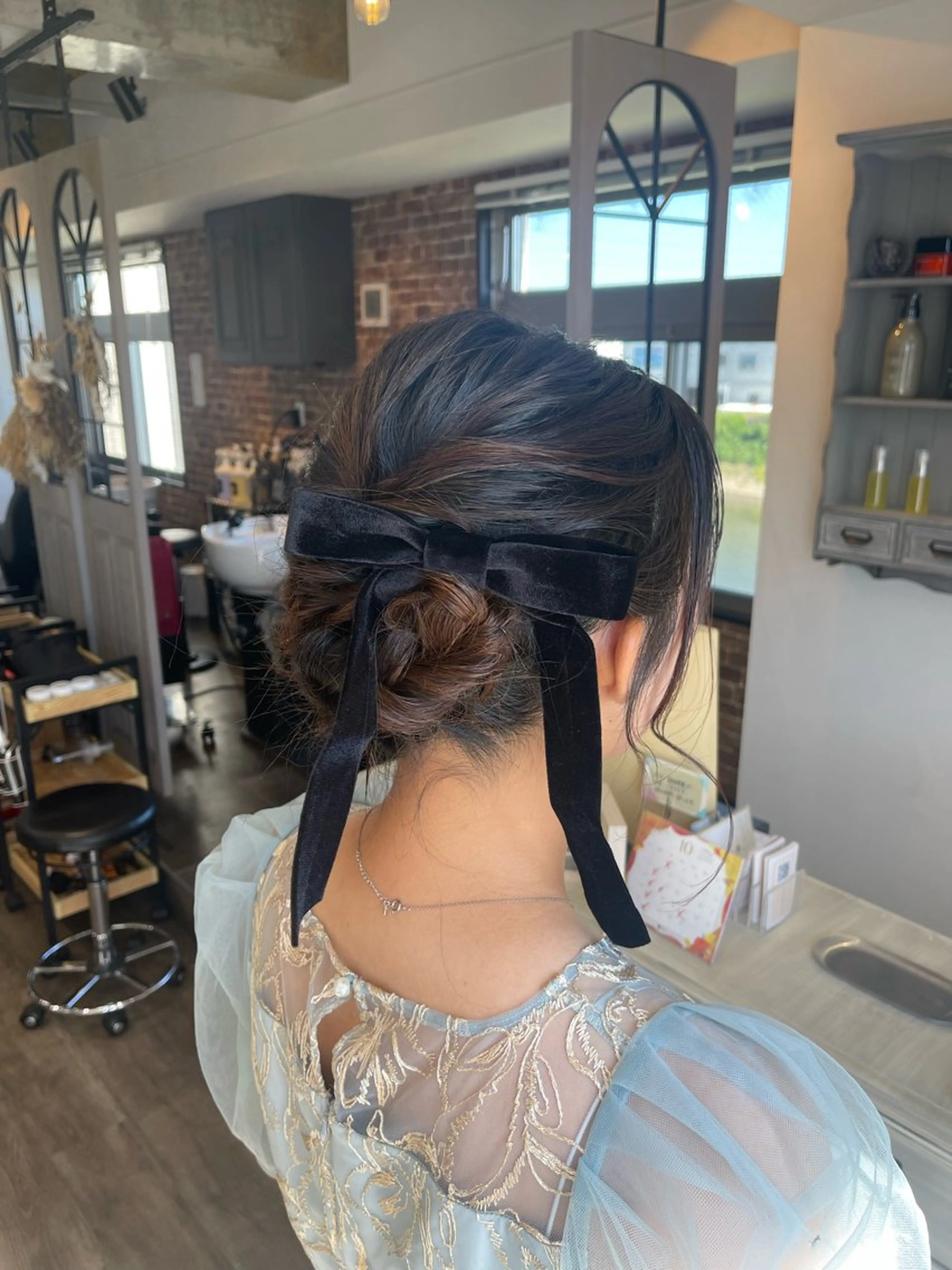 ロング ヘアアレンジ ヘアセット Felice Erikaのヘアスタイル