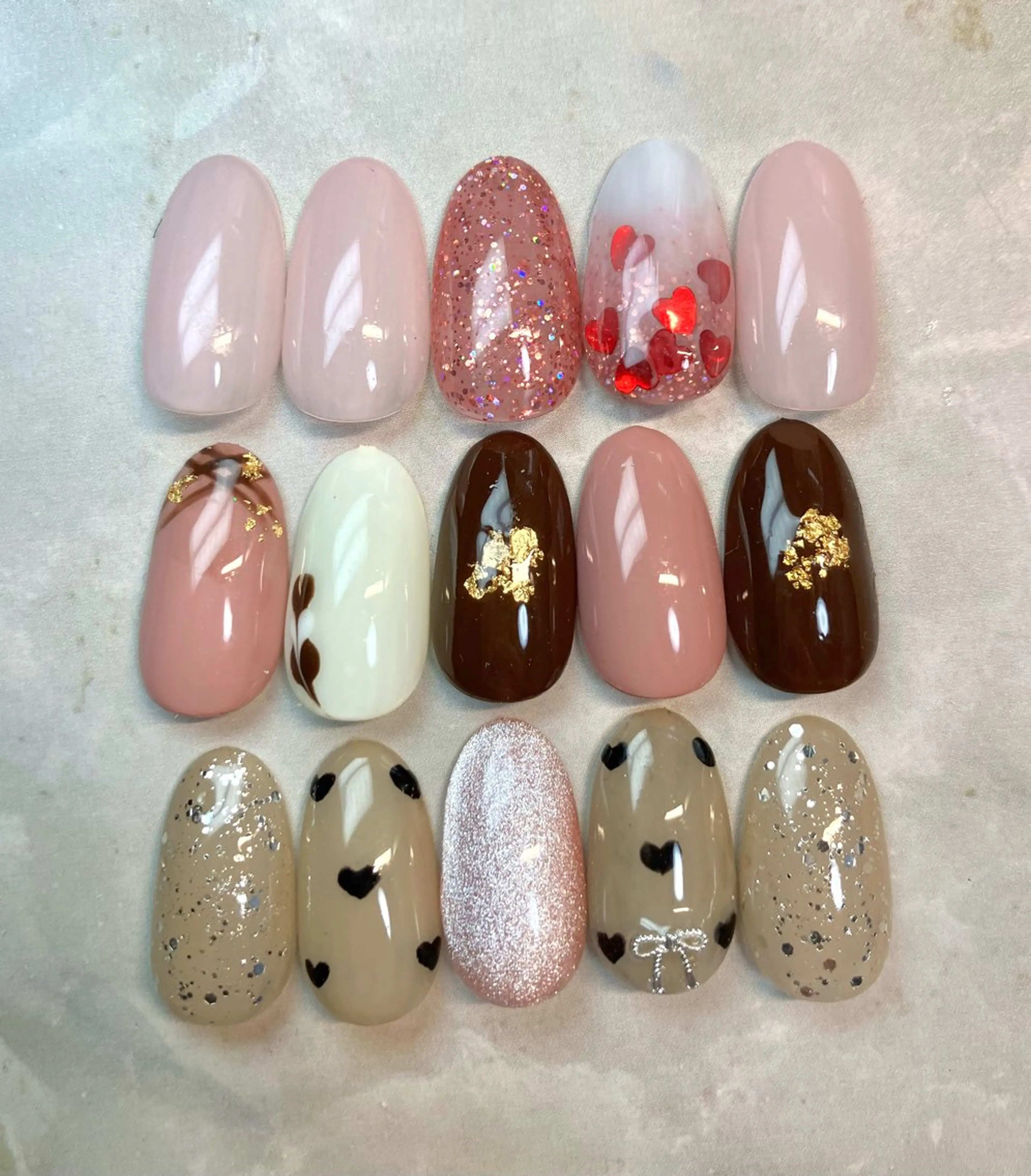 ネイル バレンタイン rii 　nail所属・rii  nail rikoのネイルデザイン