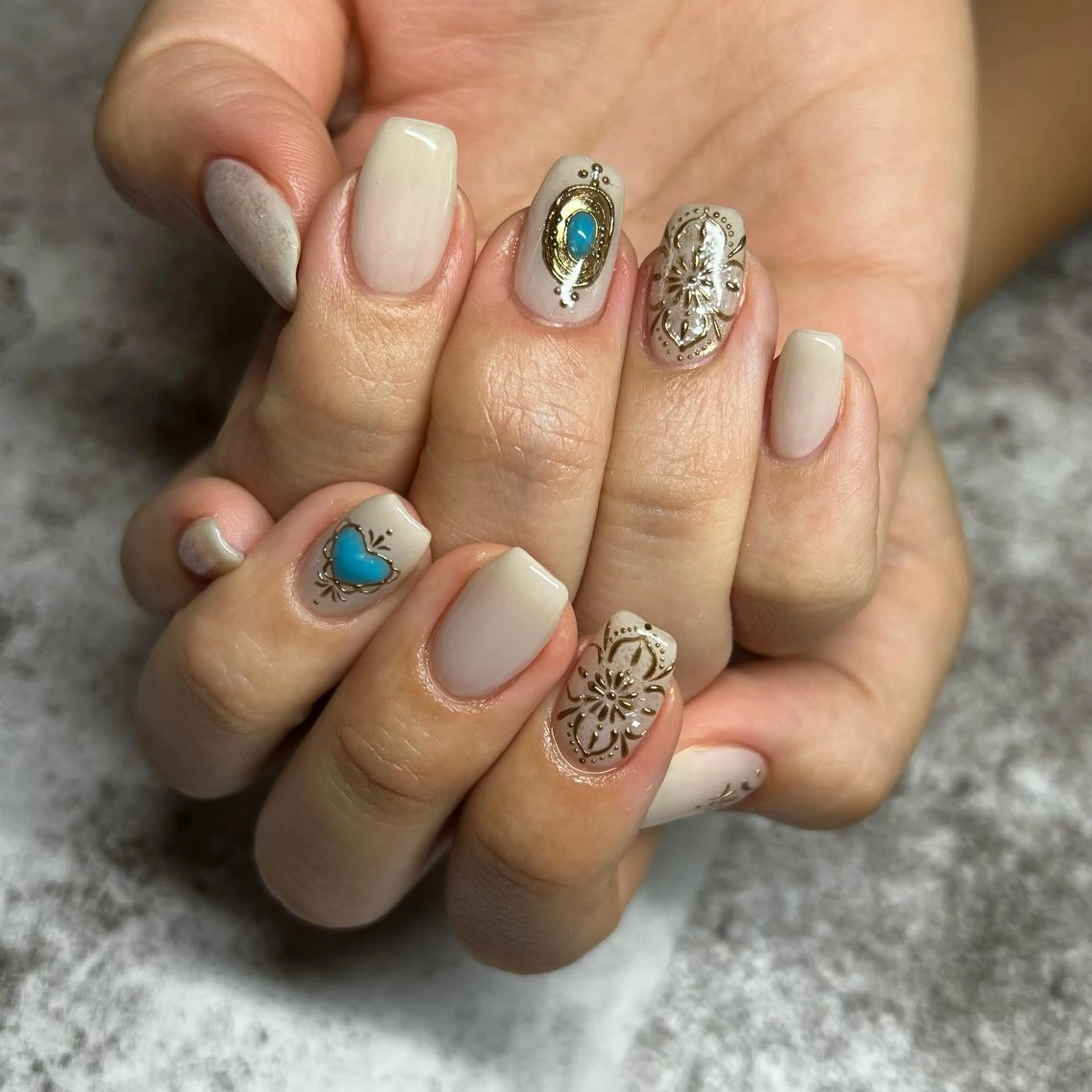 ネイル ハンドネイル Sympa:) YURIKAのネイルデザイン