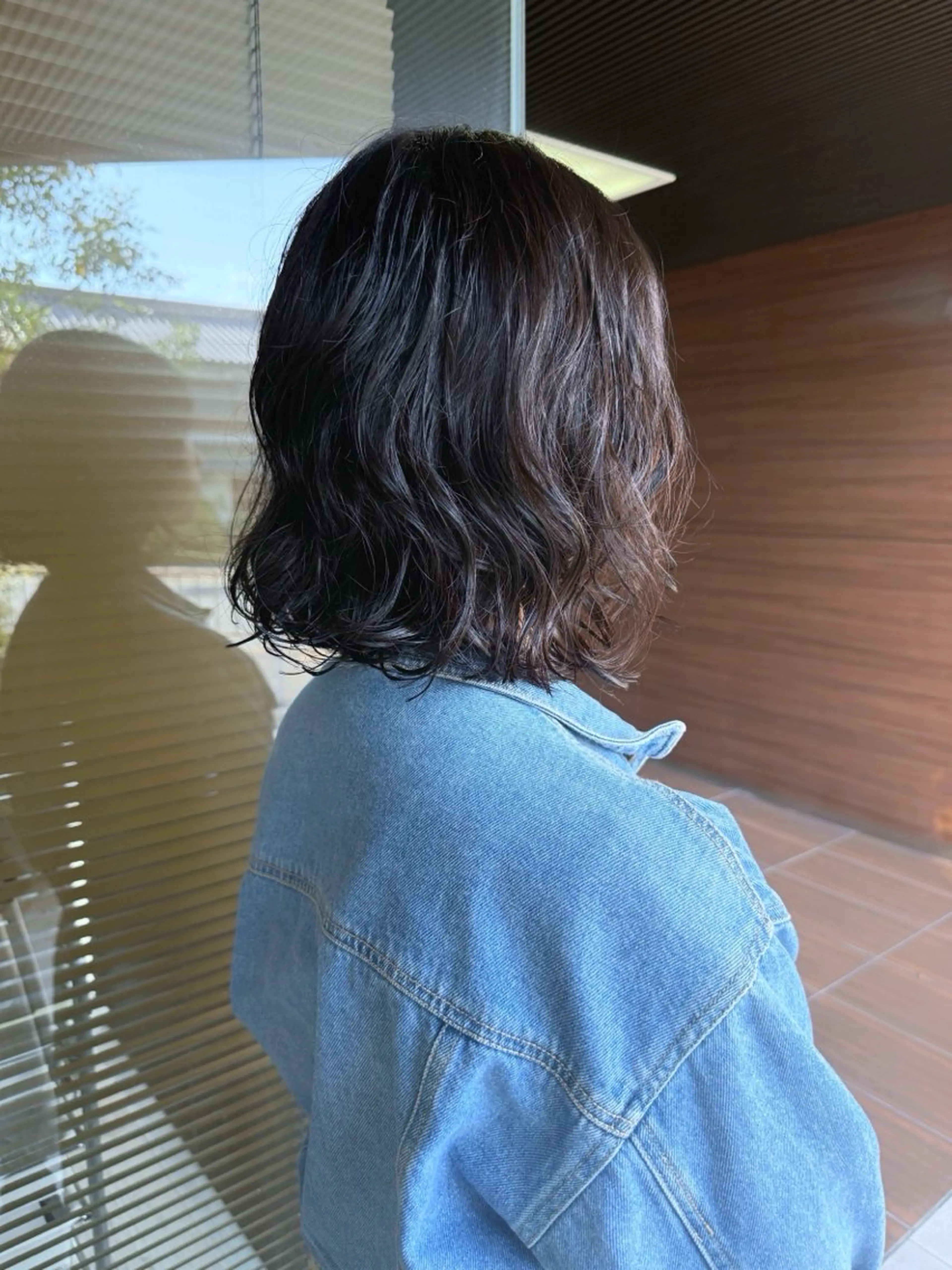 ミディアム ミディアムパーマ 亀田 乃愛のヘアスタイル