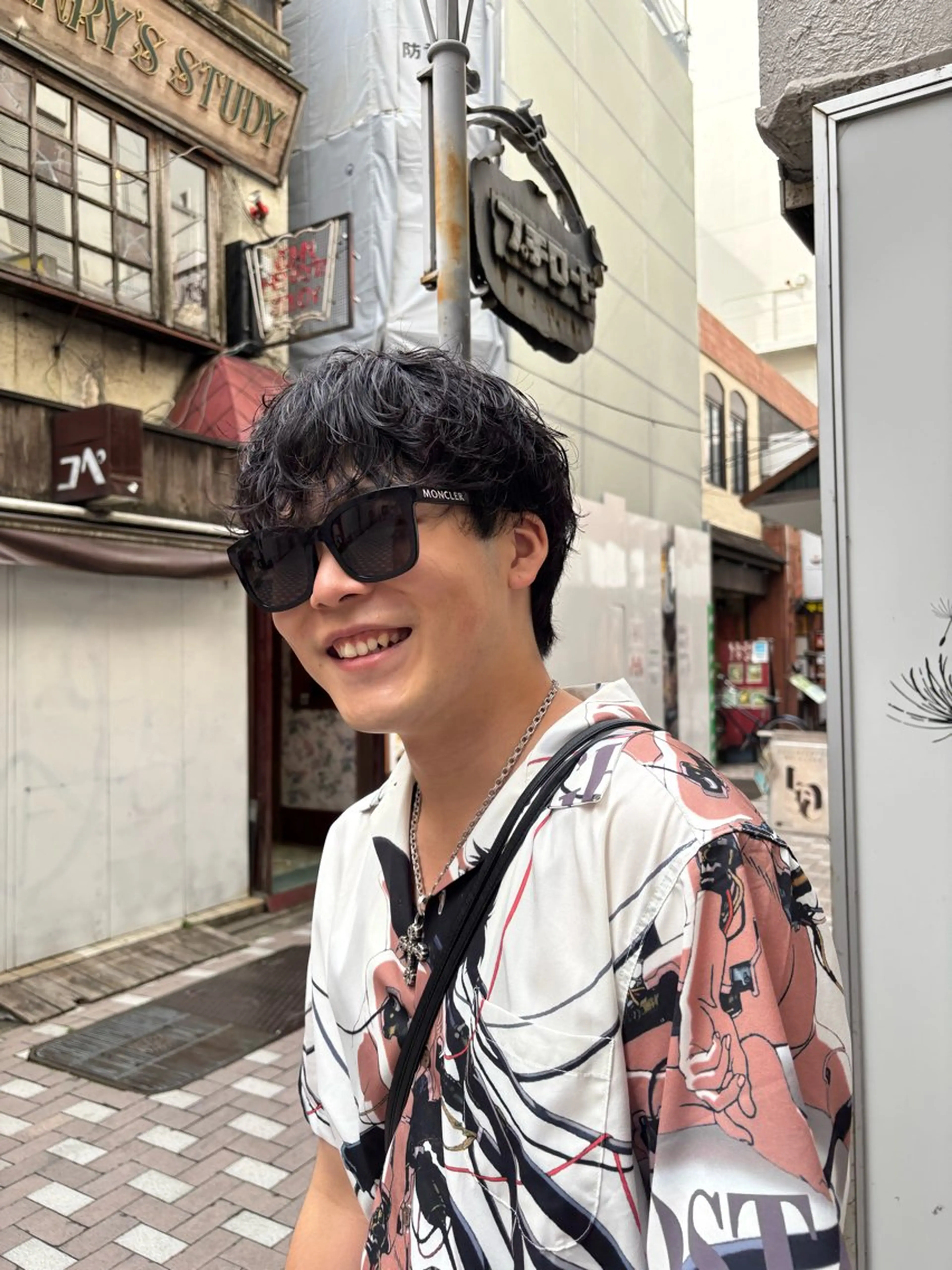 ショート パーマ メンズ カット パーマ men's/perm colorDaijuのヘアスタイル
