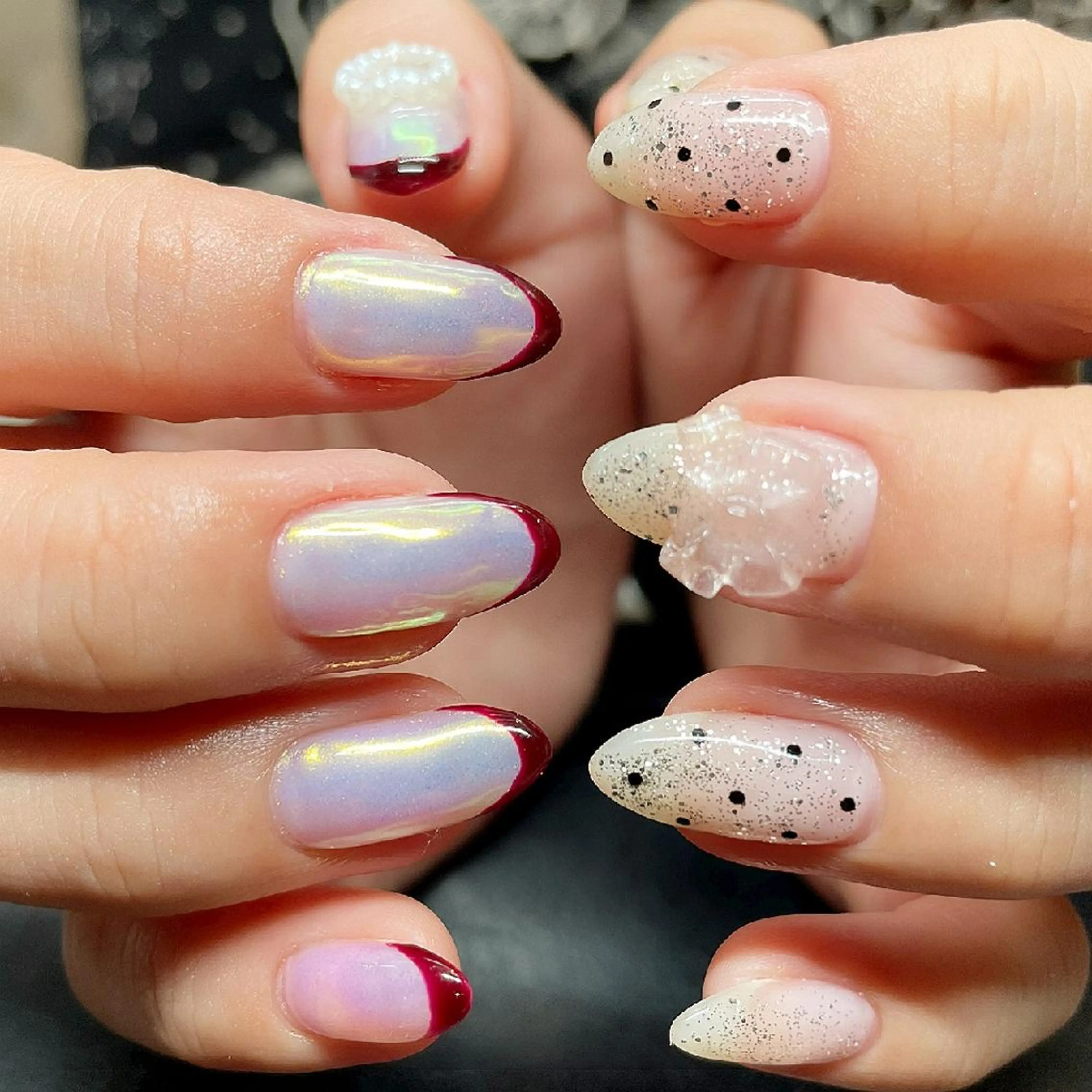 ネイル ドット ハンドネイル フットネイル AQUA NAIL所属・AQUA NAILのネイルデザイン
