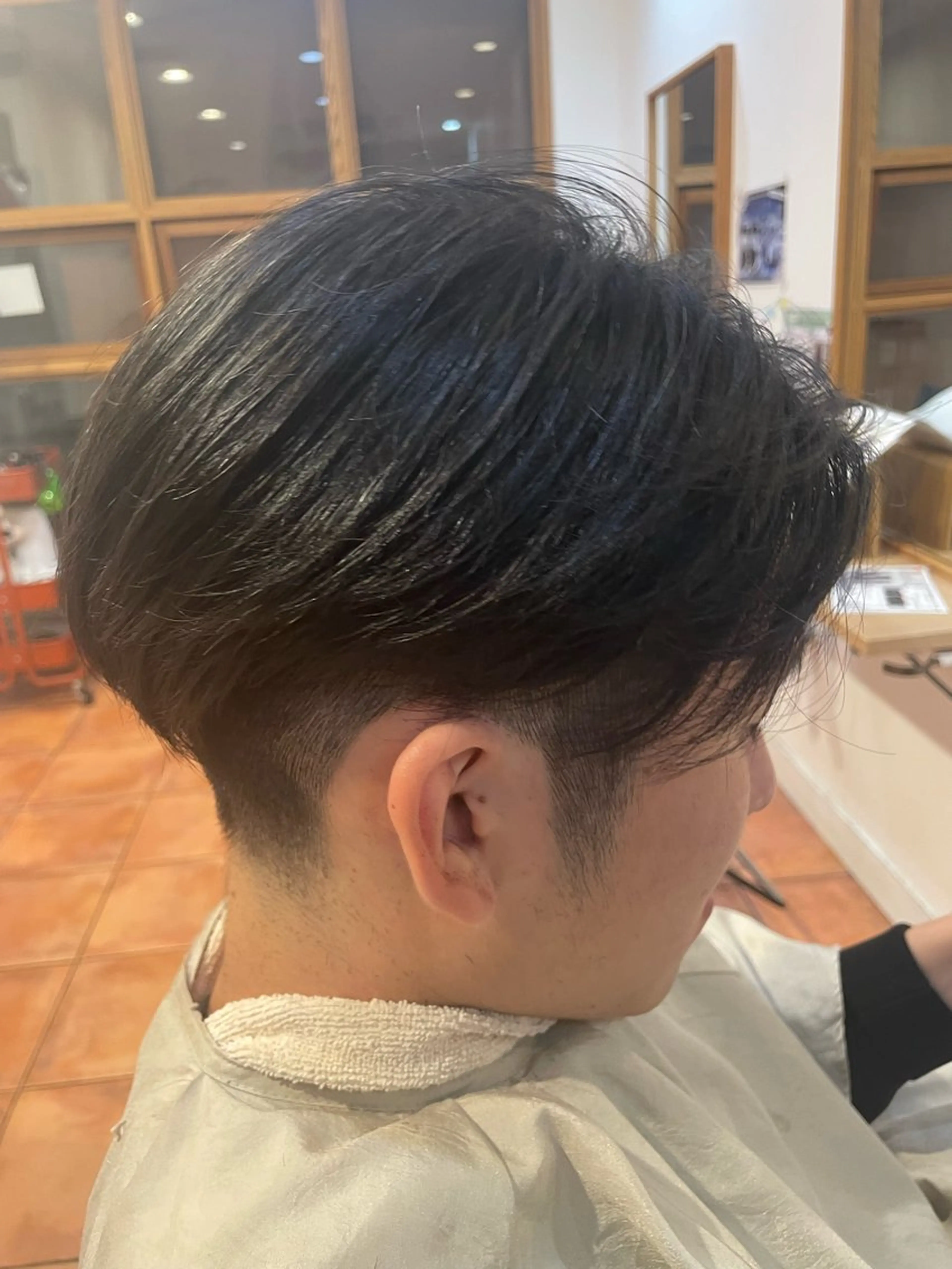 メンズ センターパート 坂元 心愛のヘアスタイル