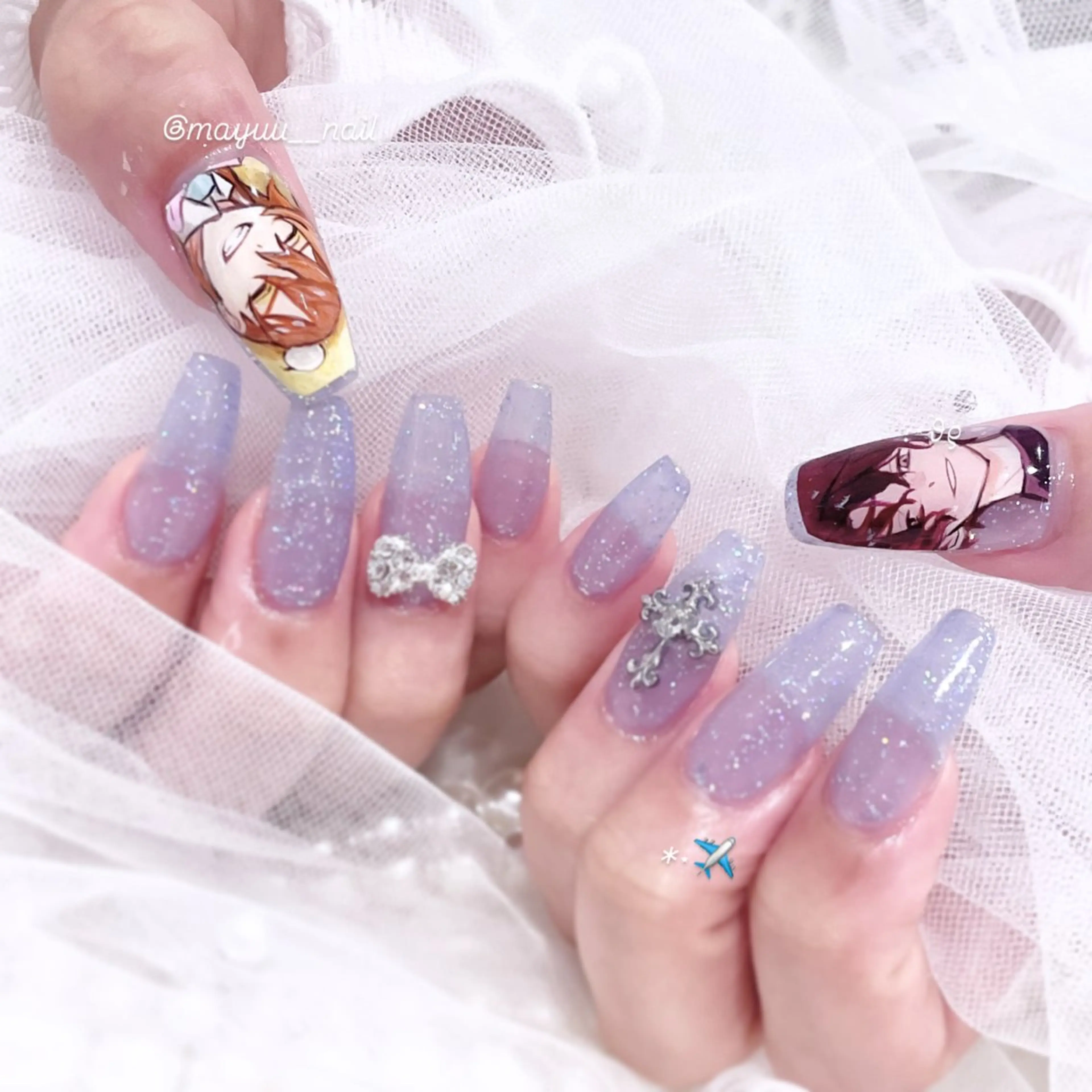 ネイル ハンドネイル 🎀 Mayu 🎀痛ネイルのネイルデザイン