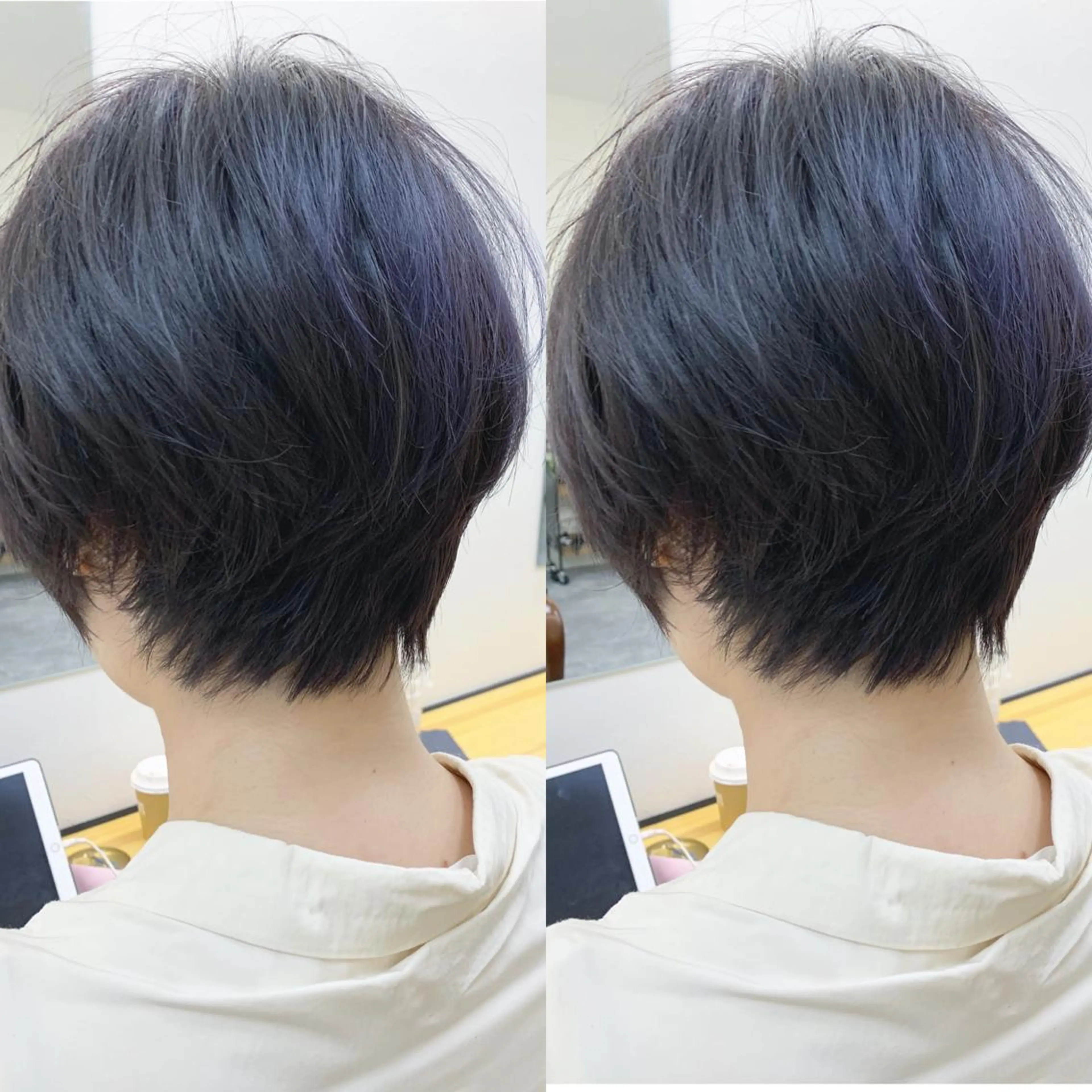 ショート ショートボブ ボブ ショートヘア カット ヘアカラー トリートメント H所属・H (エイチ) 烏丸御池店のヘアスタイル