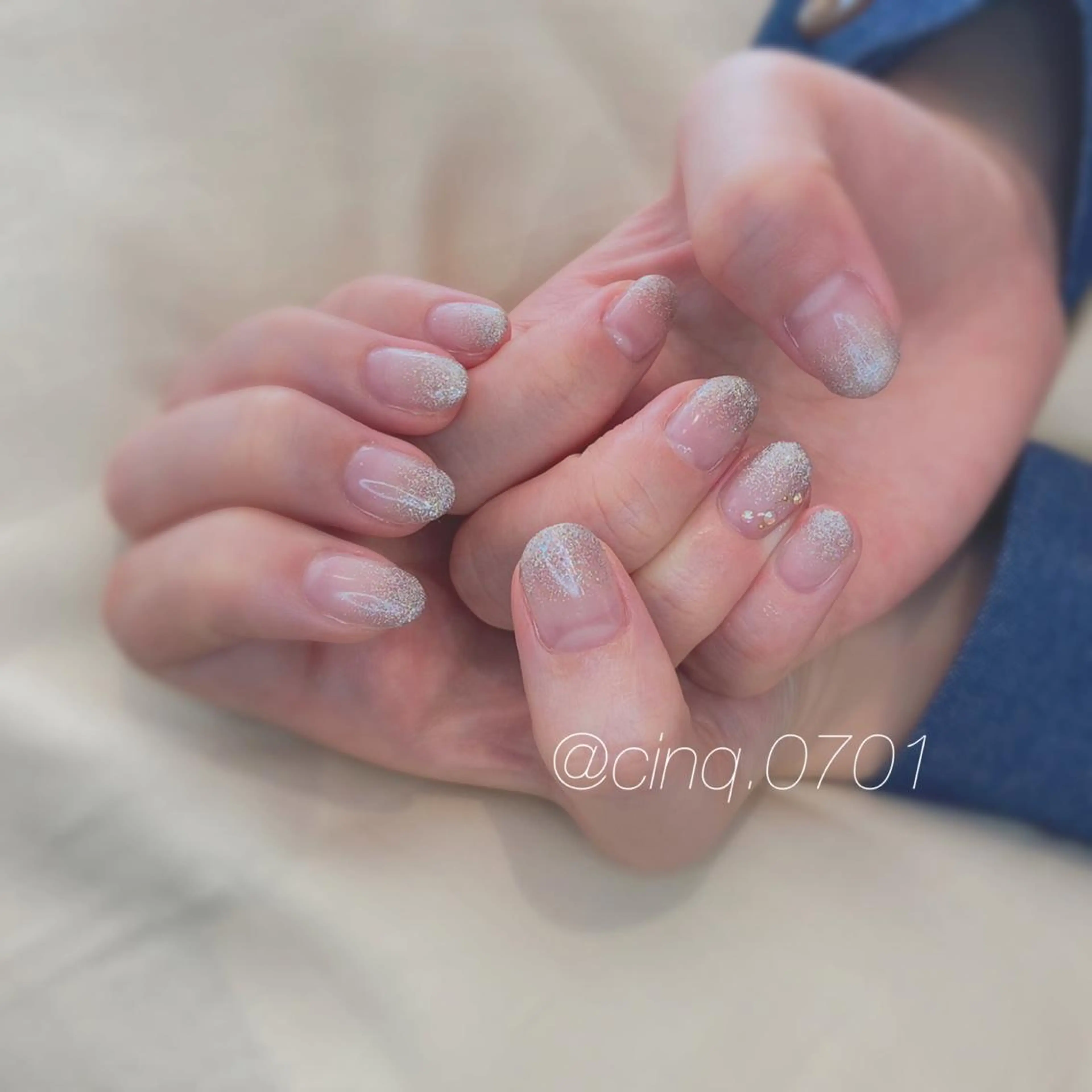 ネイル ラメ(グリッター) ラメグラデーション ViLL 新小岩のネイルデザイン