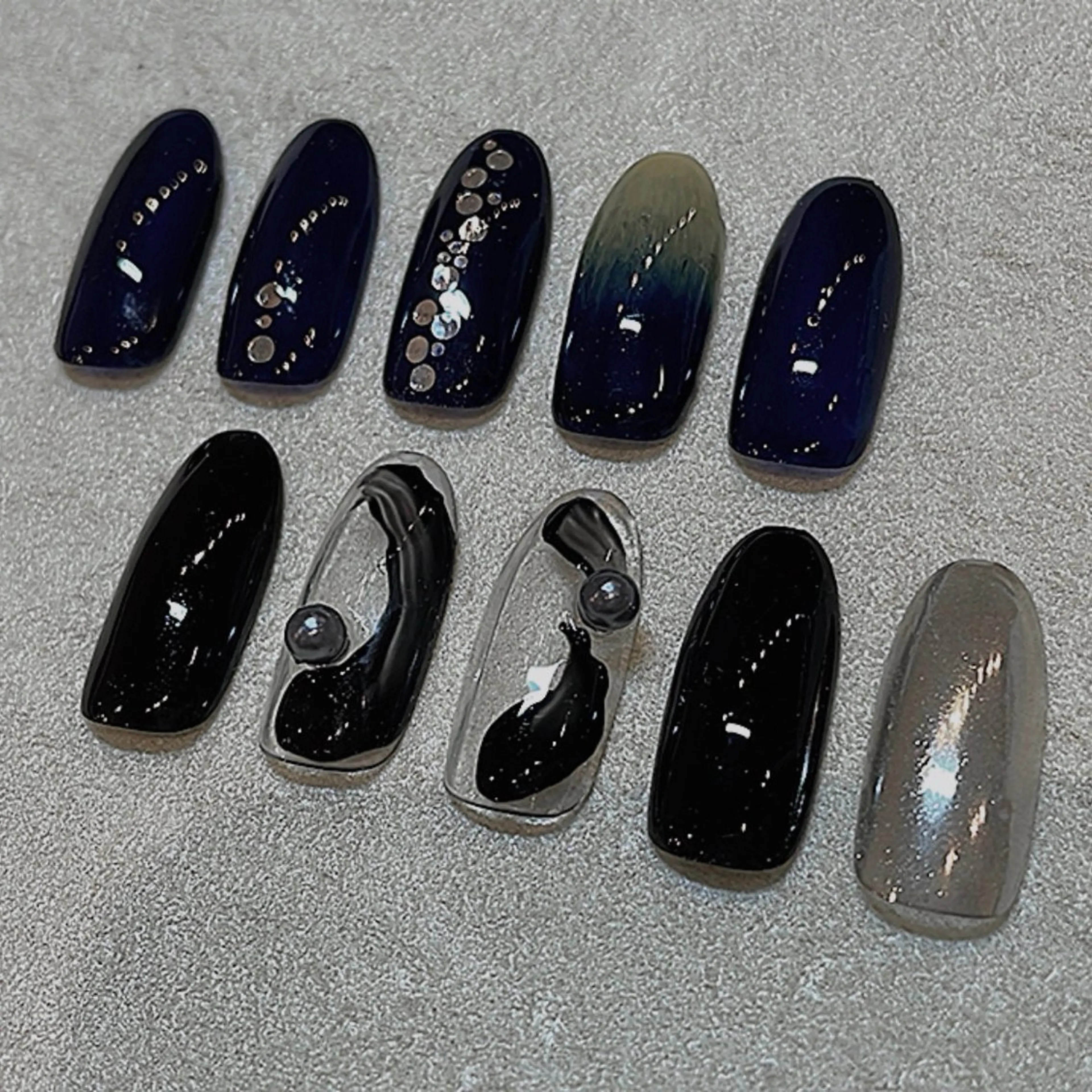 【ハンド】ニュアンス定額ネイル🧡色変え無料¥4.000🧡ジェルオフ込の写真