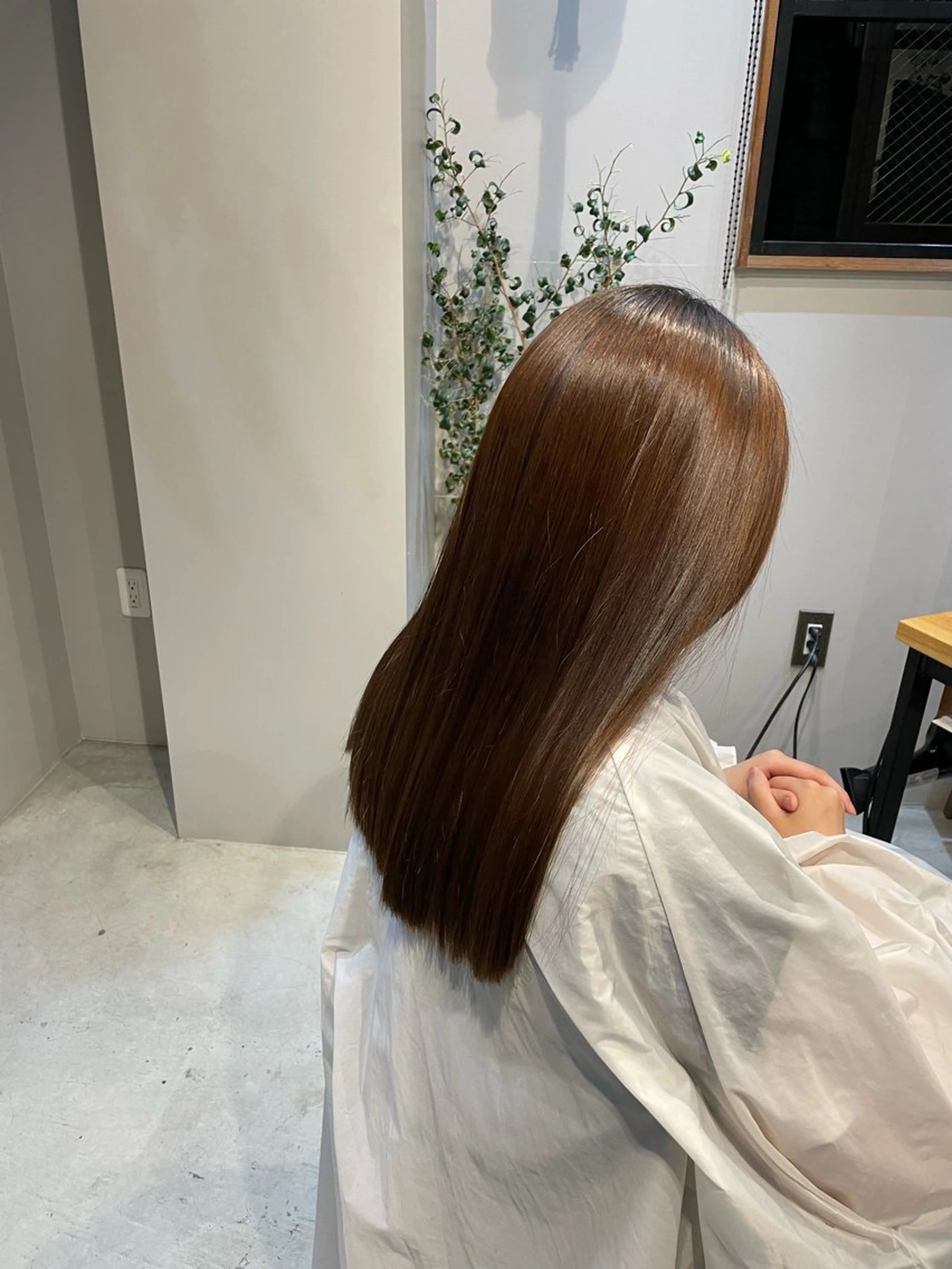 ロング 縮毛矯正 Loma ミレイのヘアスタイル