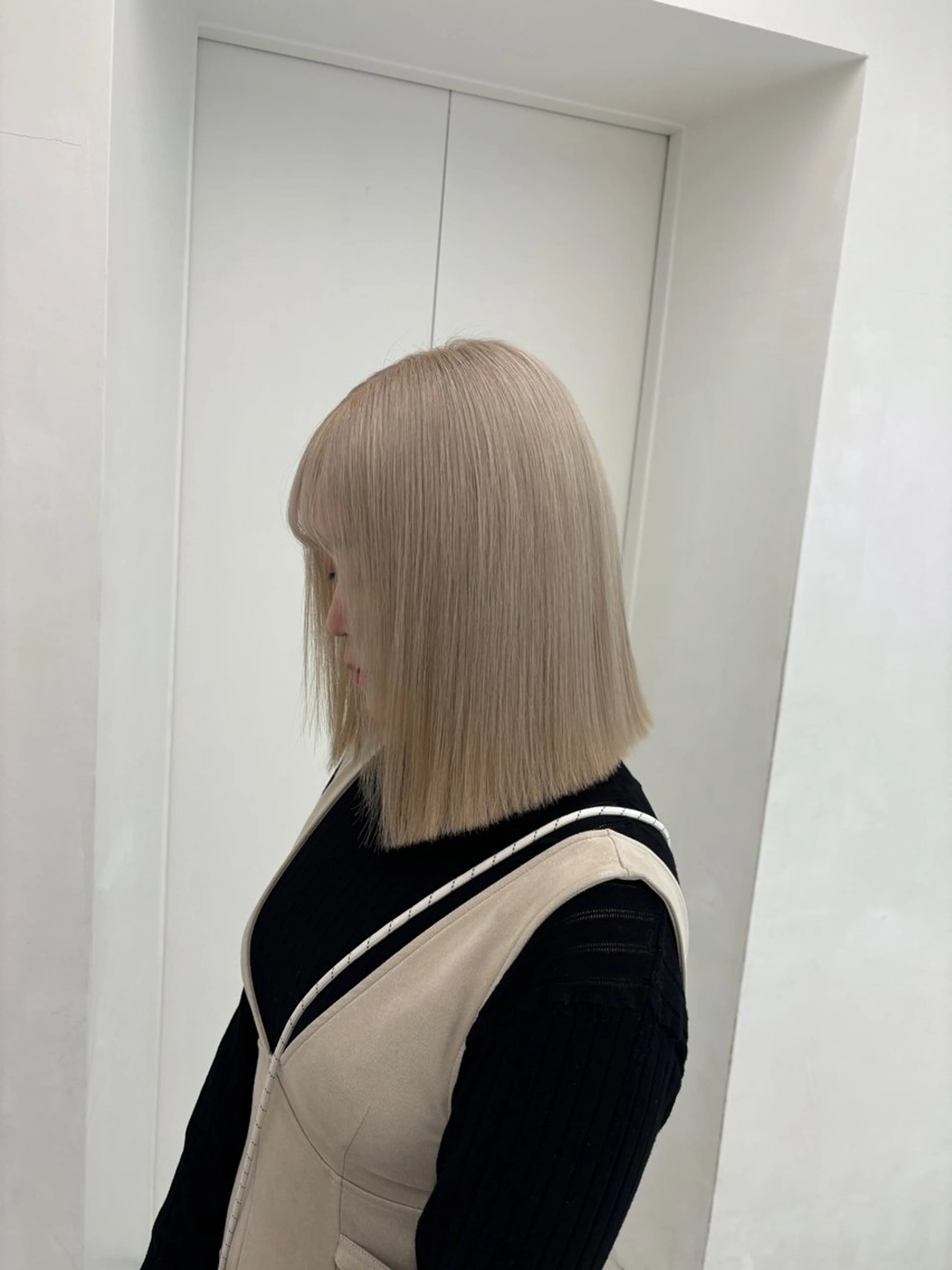 ロング カラー ヘアカラー トリートメント 💖ミルクティー💖 あかり💖のヘアスタイル