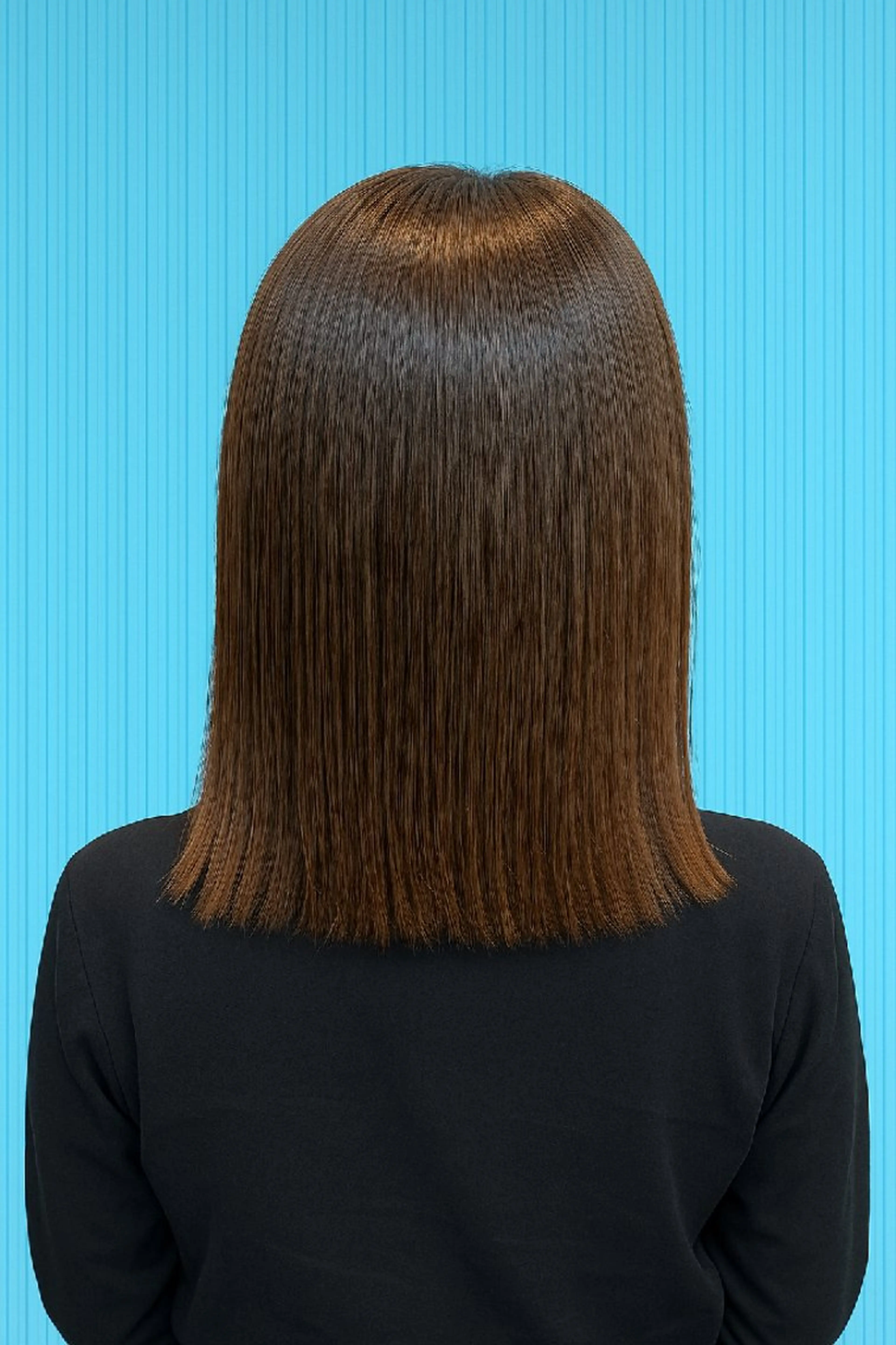 セミロング カット ヘアカラー トリートメント 髪質改善アンブリーチ 店長みやけななのヘアスタイル
