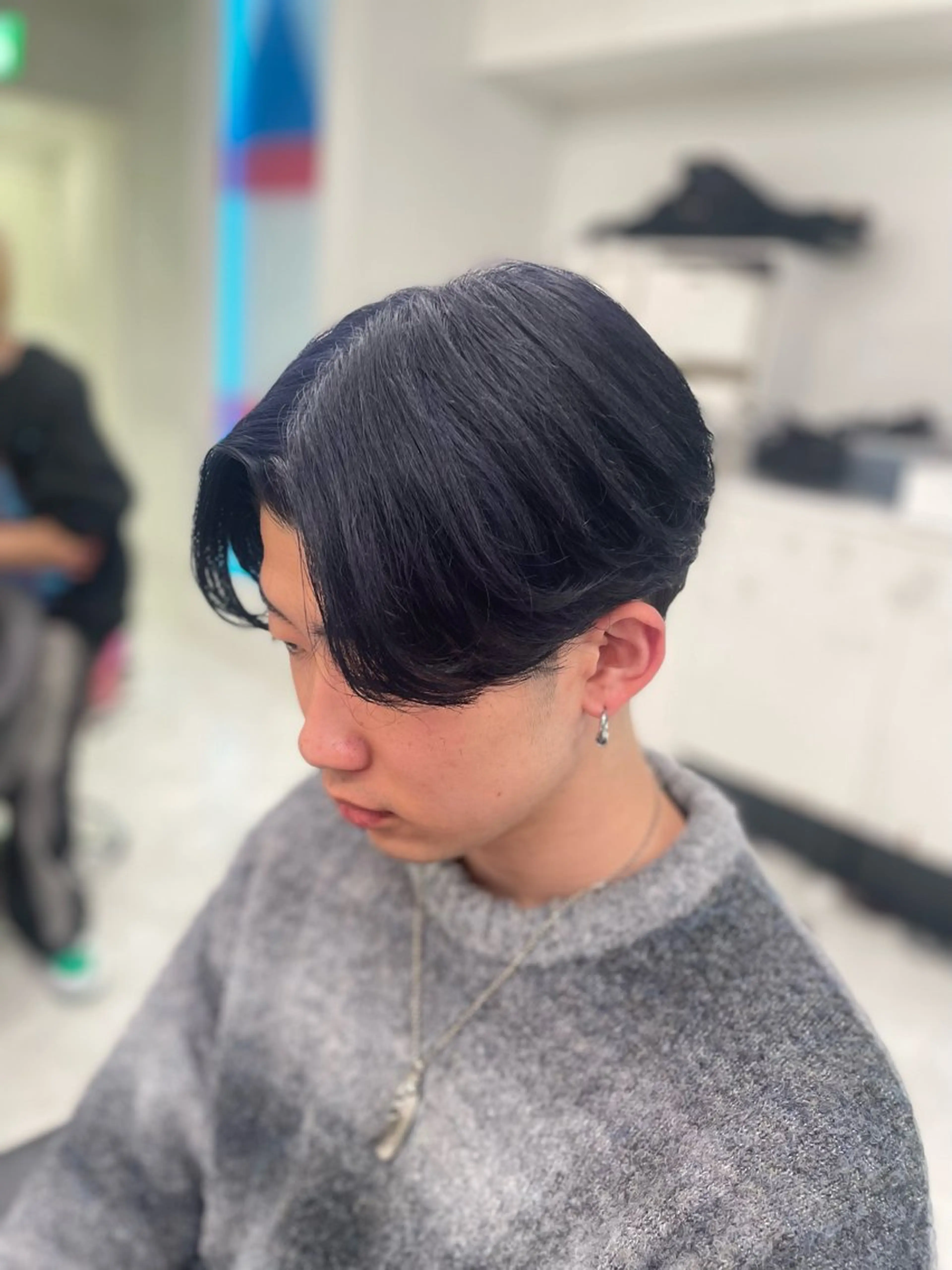 ショート カラー メンズ ヘアカラー 🧸韓国風艶髪/ 透明感抜群カラー🧸のヘアスタイル