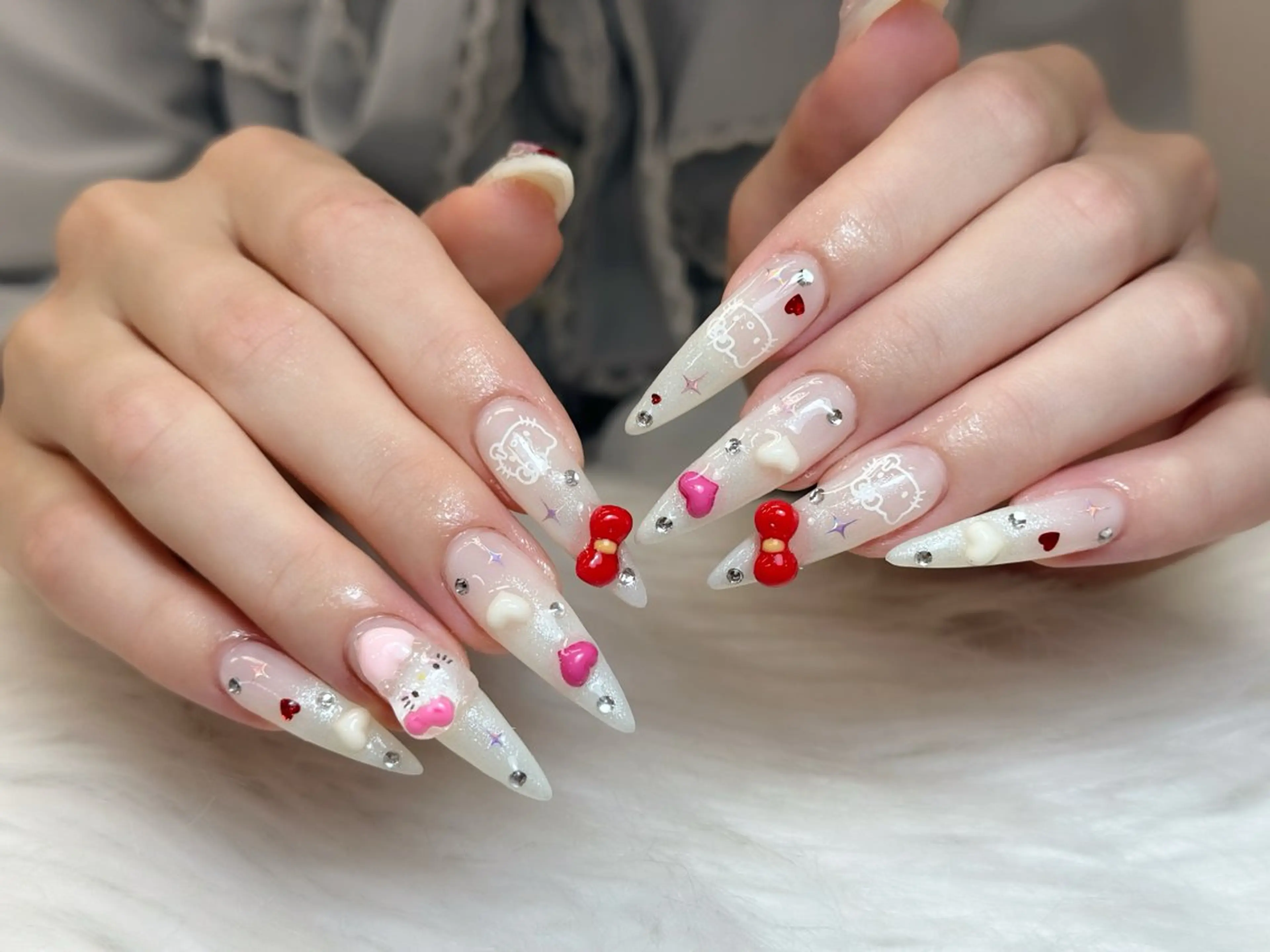 ネイル アートネイル ジェルネイル マグネットネイル ハンドネイル JennNail_ マオのネイルデザイン