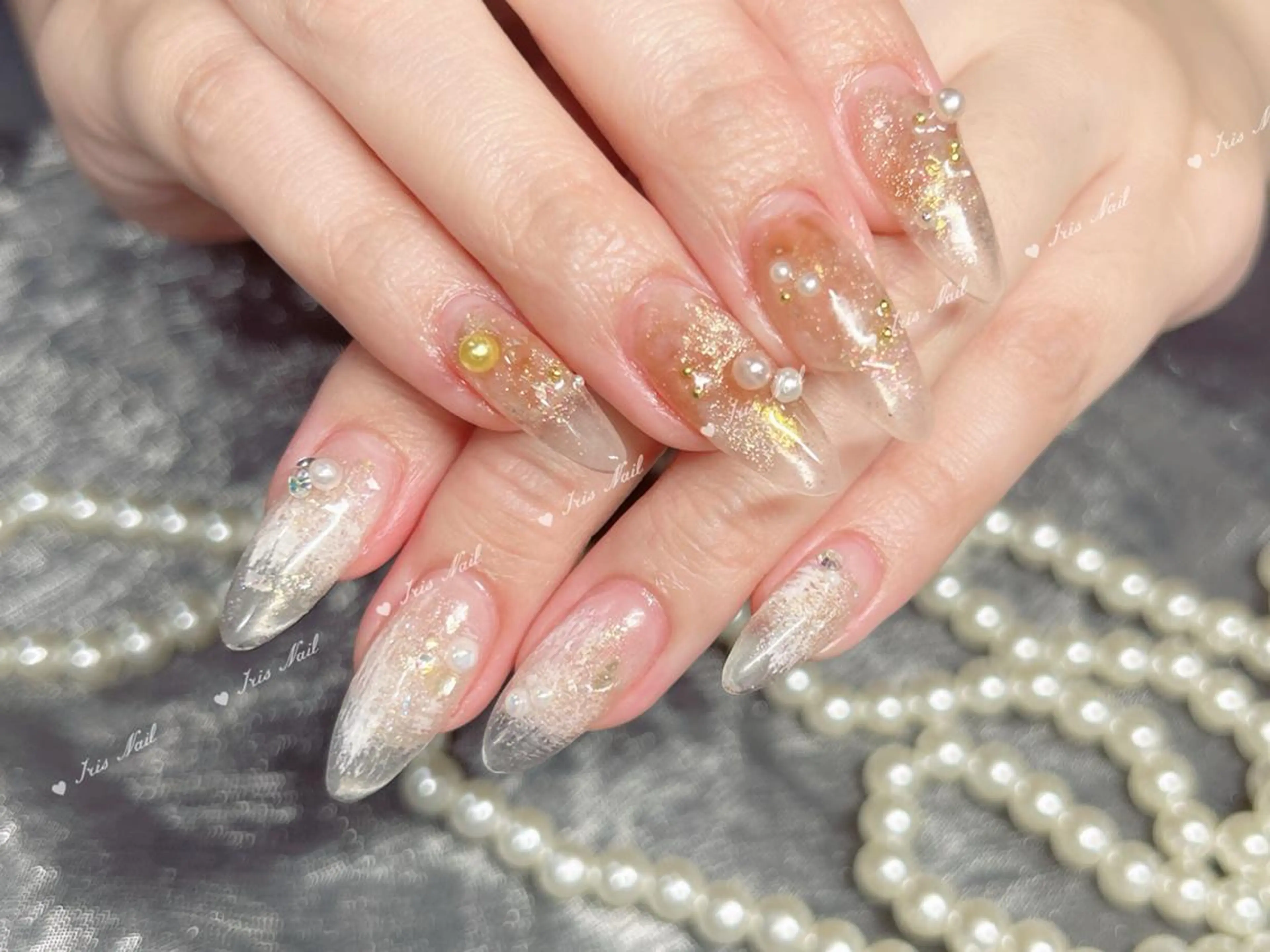 ネイル ニュアンスネイル ハンドネイル ハンドケア IRIS NAIL大塚のネイルデザイン