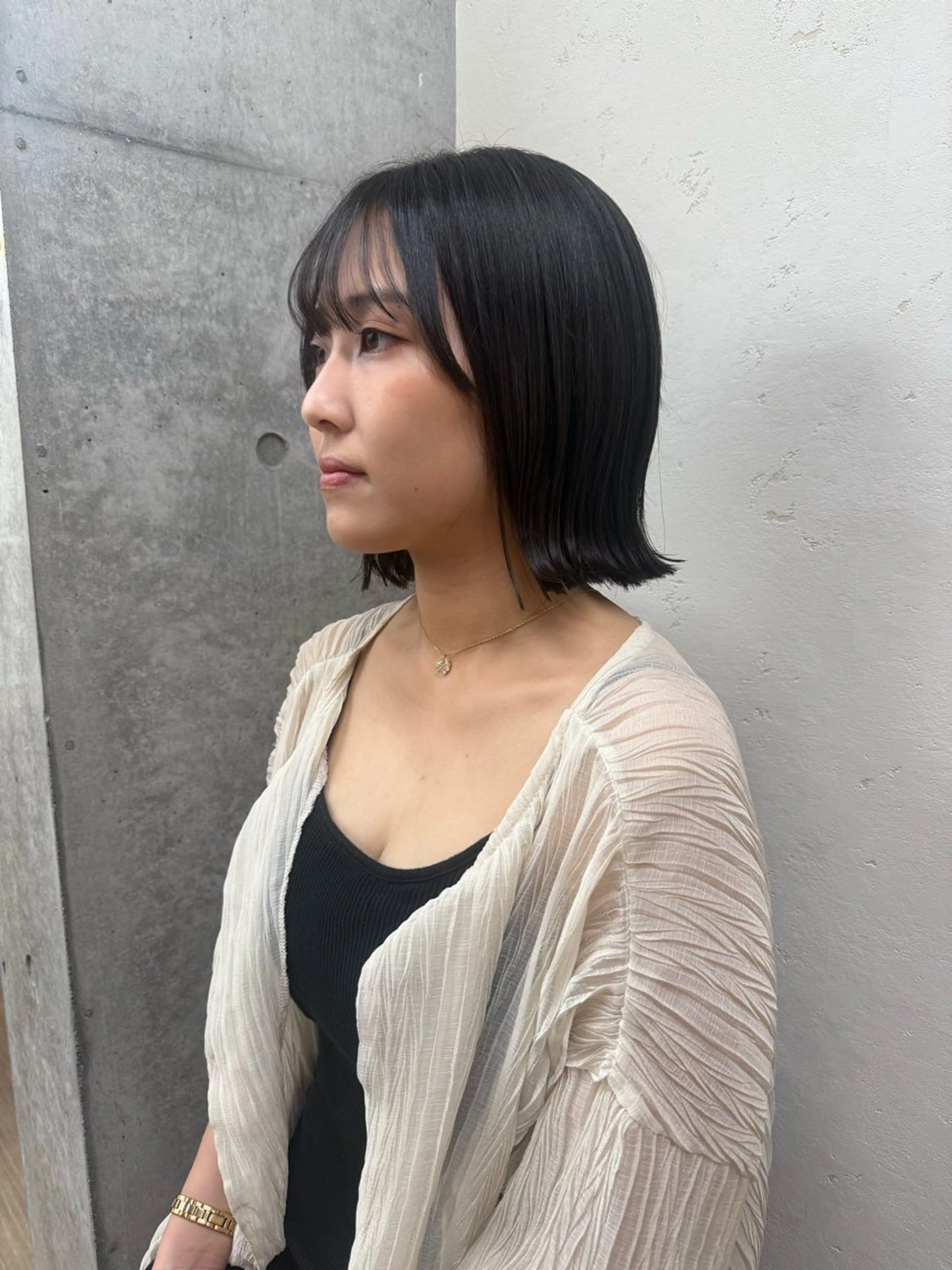【小顔見えカット】似合わせカット×スタイリングの写真