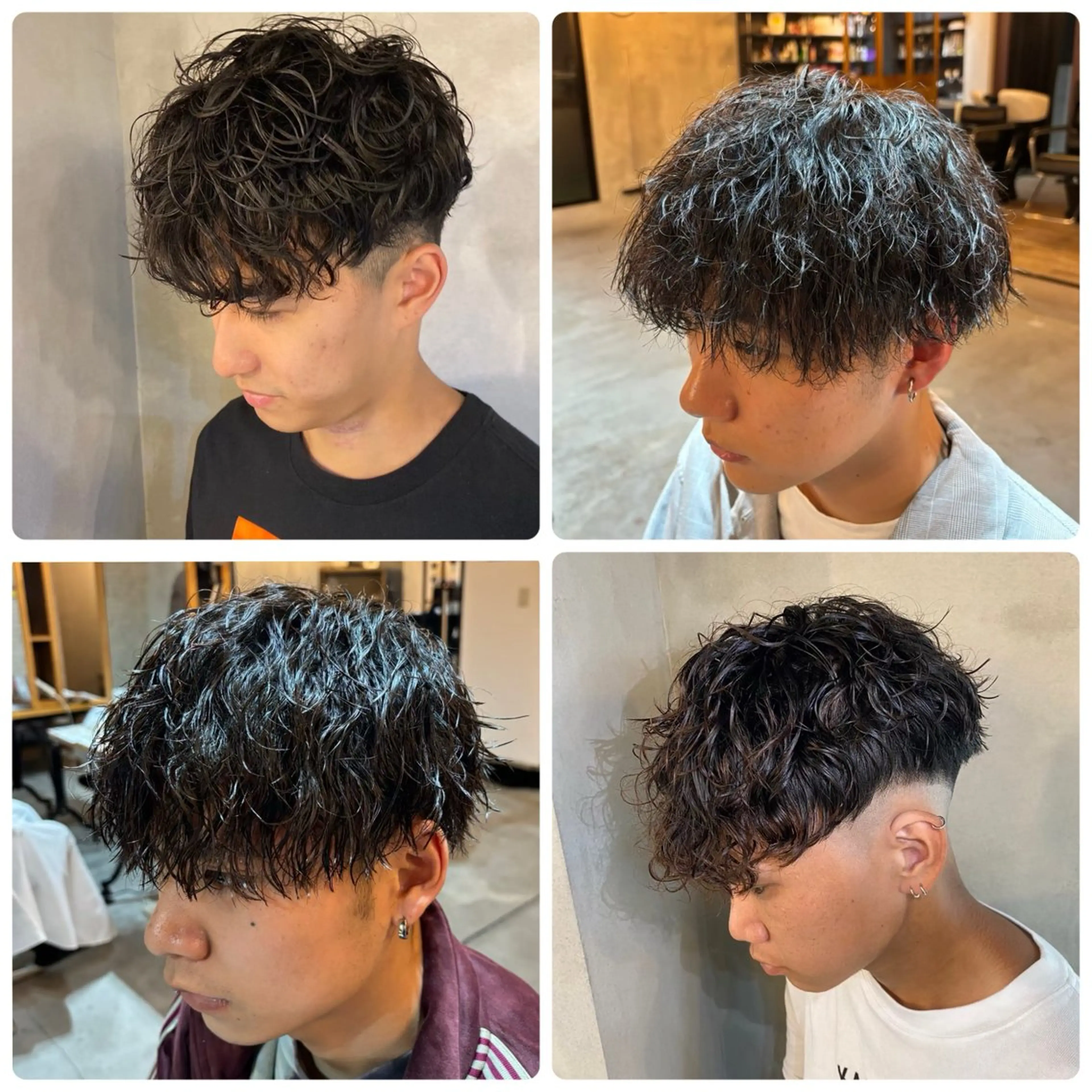 ショート パーマ メンズ ショート/スパイキー /メンズパーマ/結希のヘアスタイル