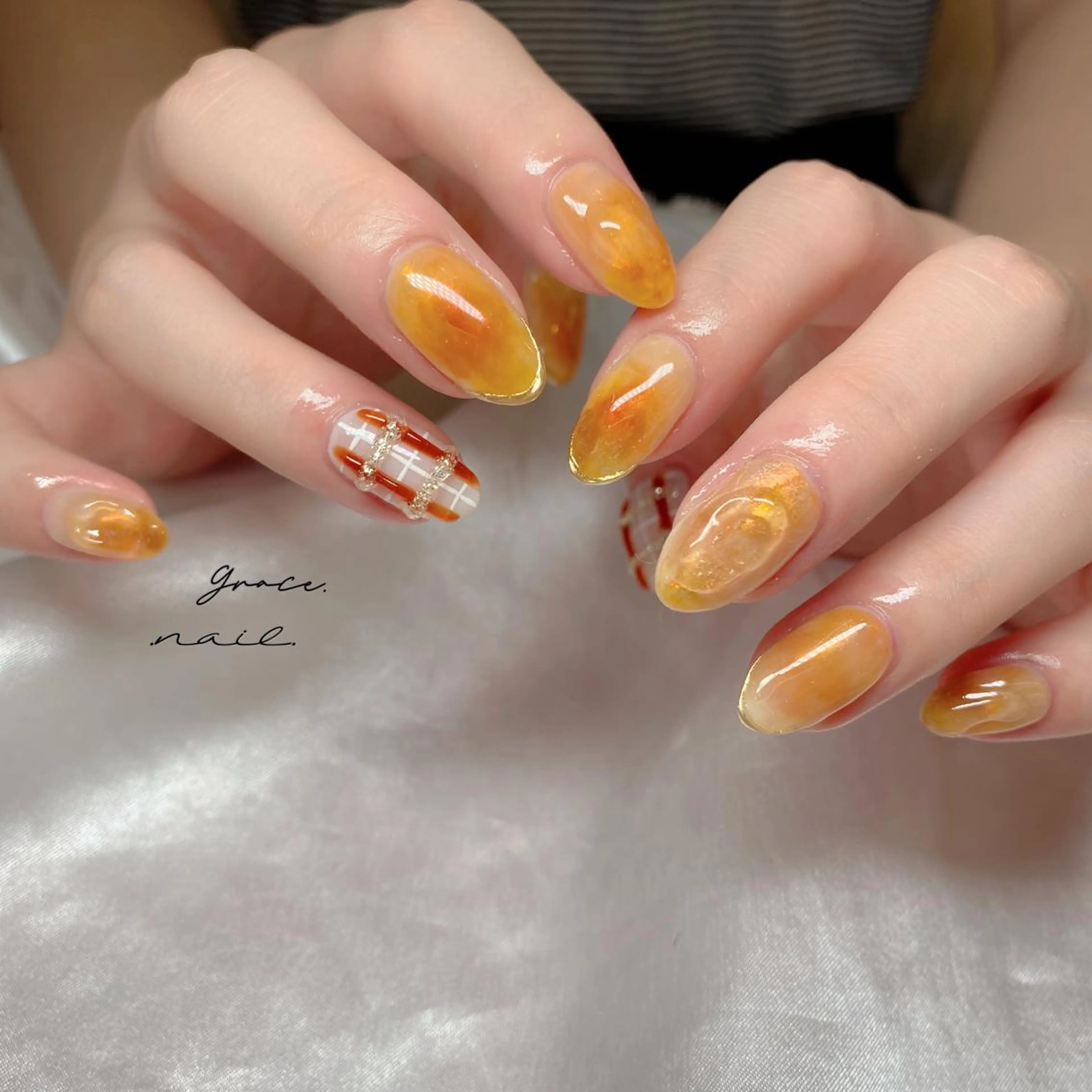 ネイル ハンドネイル ☆*｡Grace Nail｡*☆のネイルデザイン