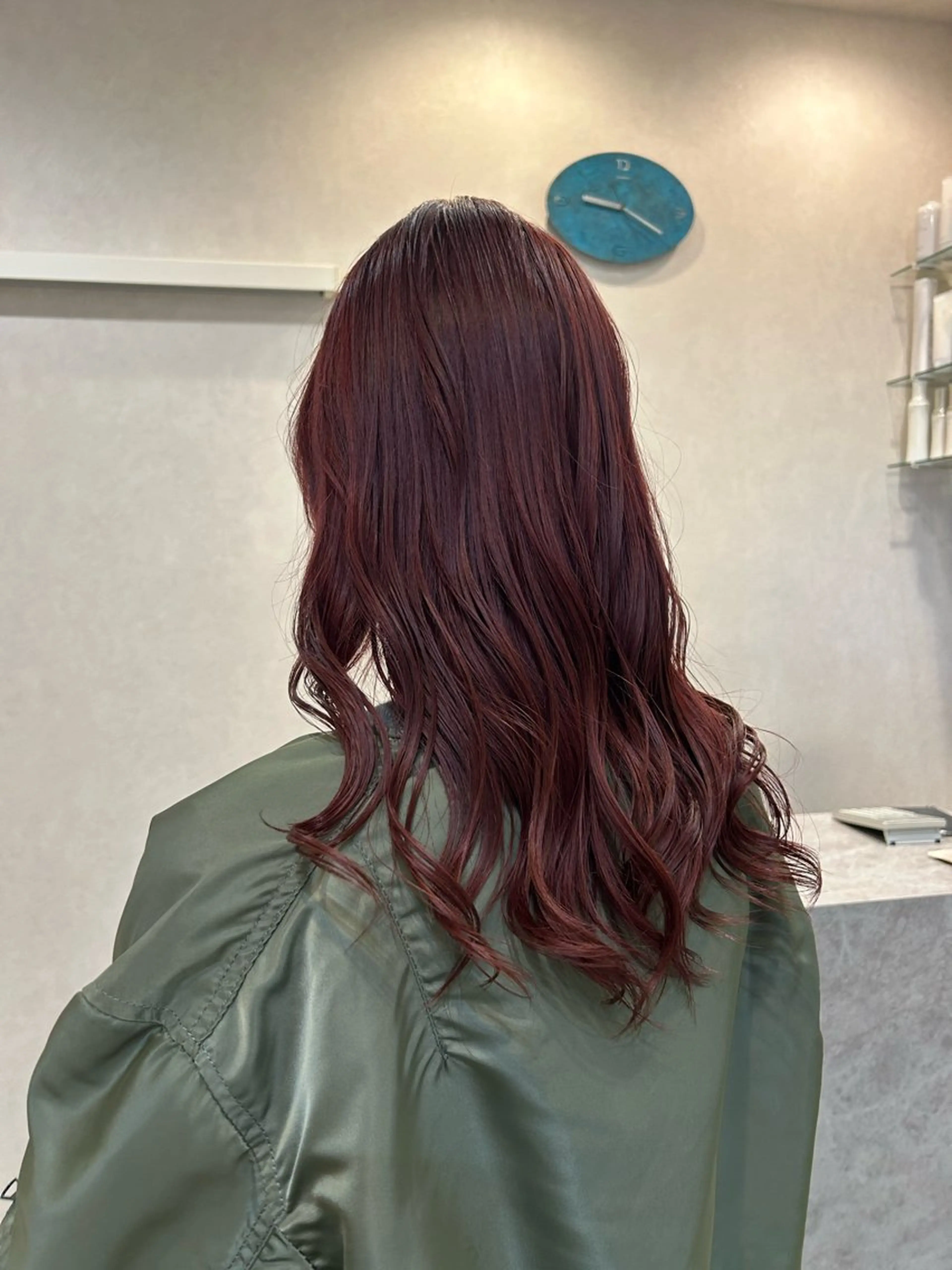 セミロング 山元 くるみのヘアスタイル