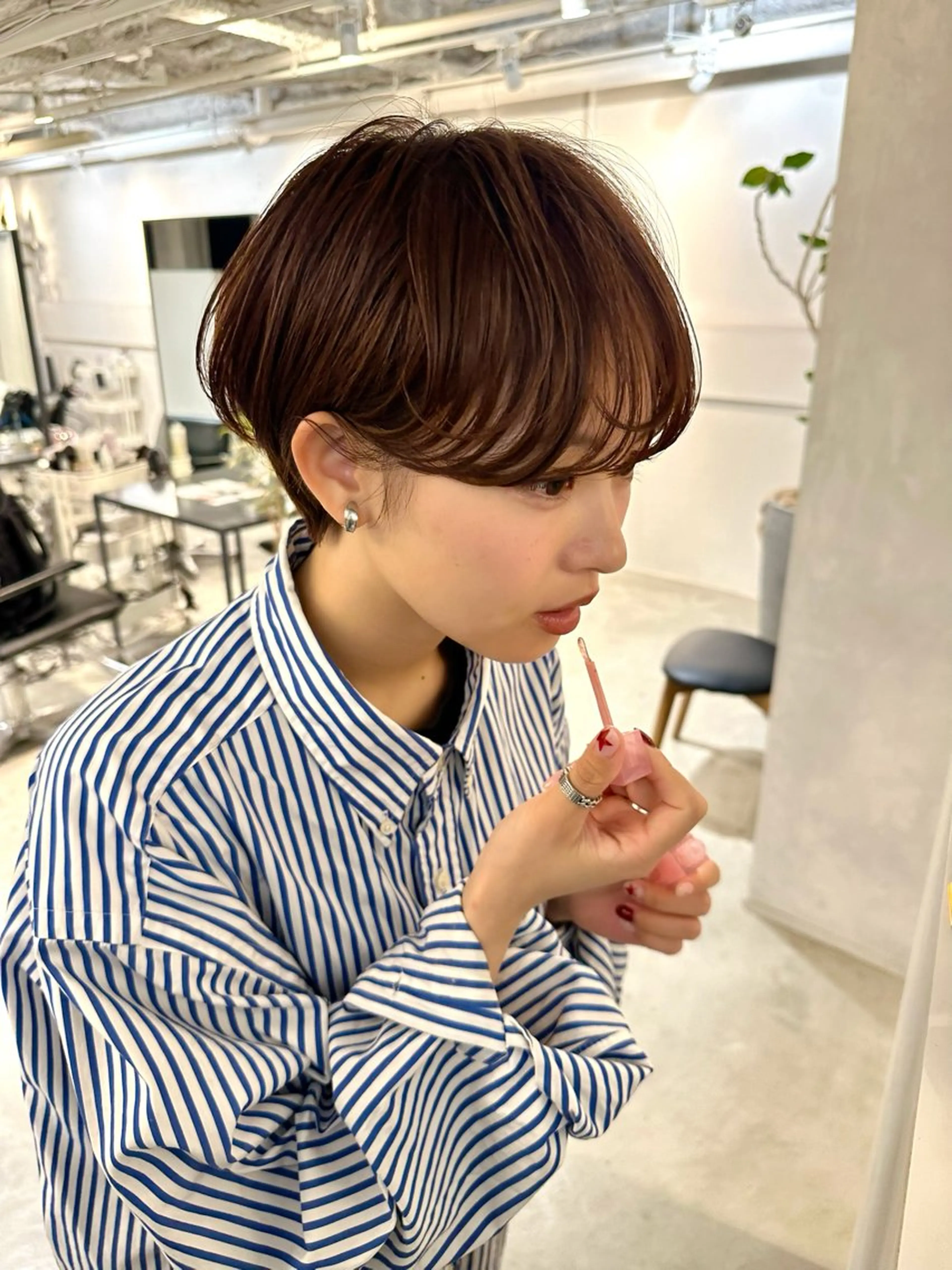 ショート カット ヘアカラー 骨格診断で絶対可愛い ✨丸みショート✨凌弥のヘアスタイル
