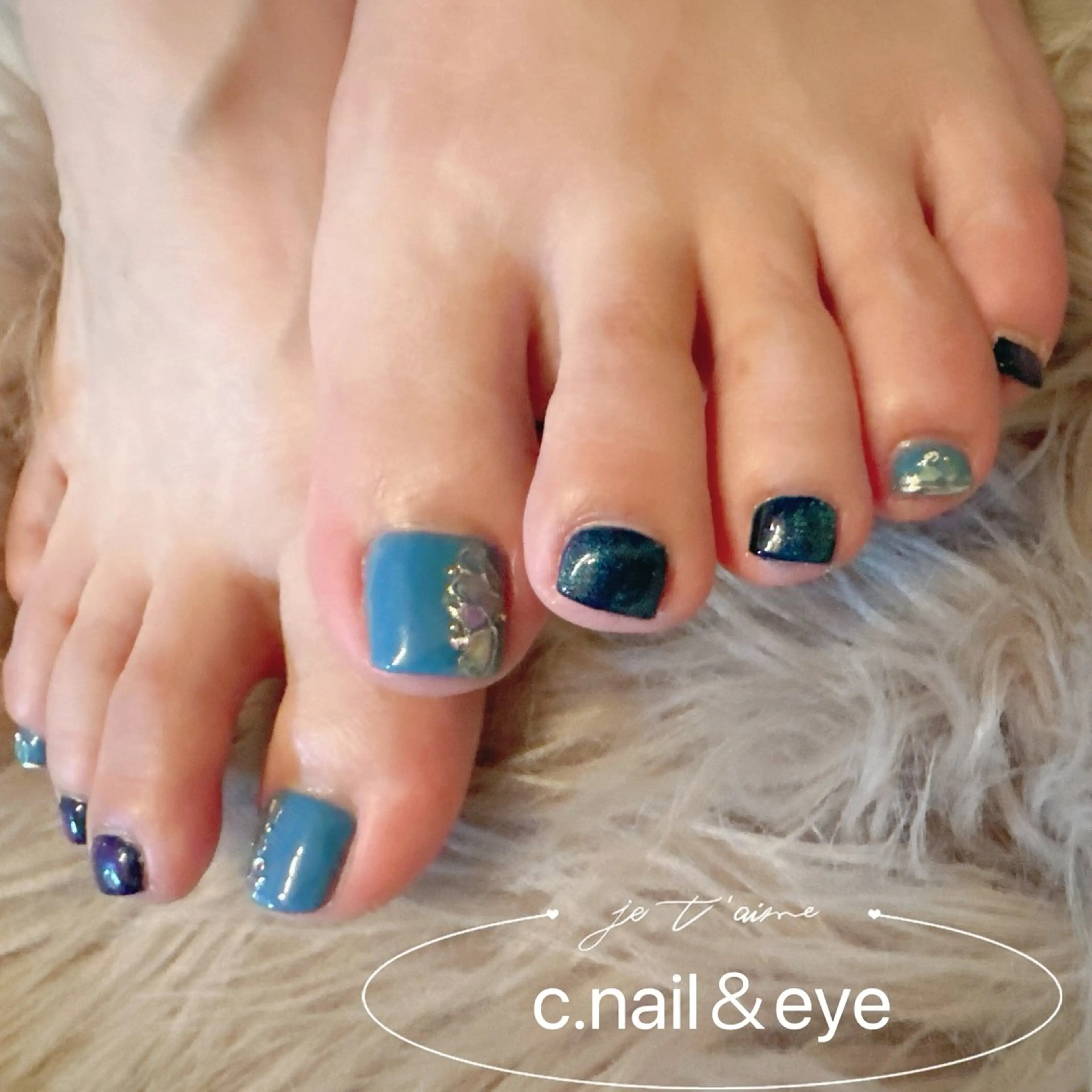 ネイル フットネイル C.Nail&EYE RINAのネイルデザイン