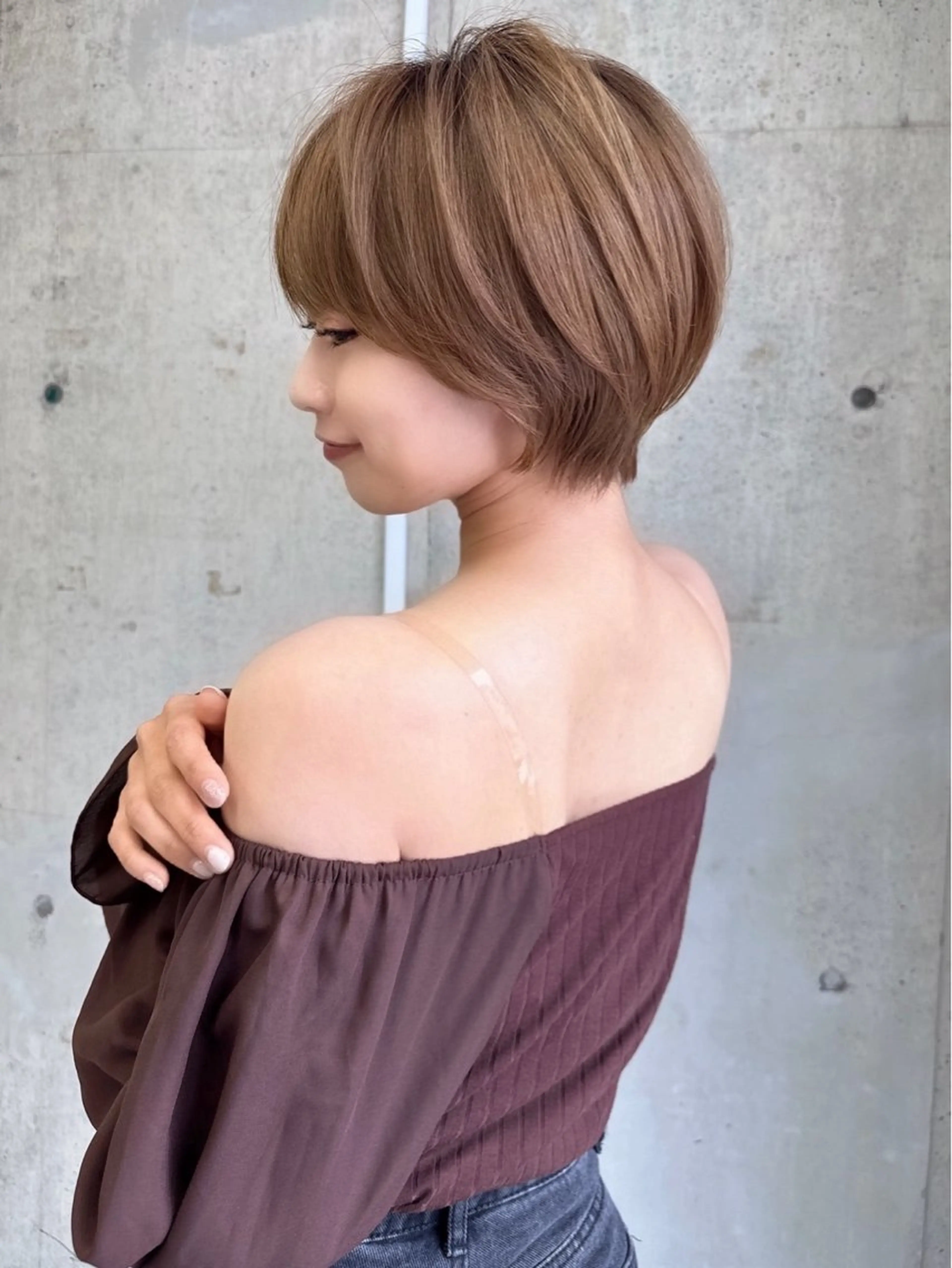 ショート 寺田鼓捺/艶カラー /透明感カラーのヘアスタイル