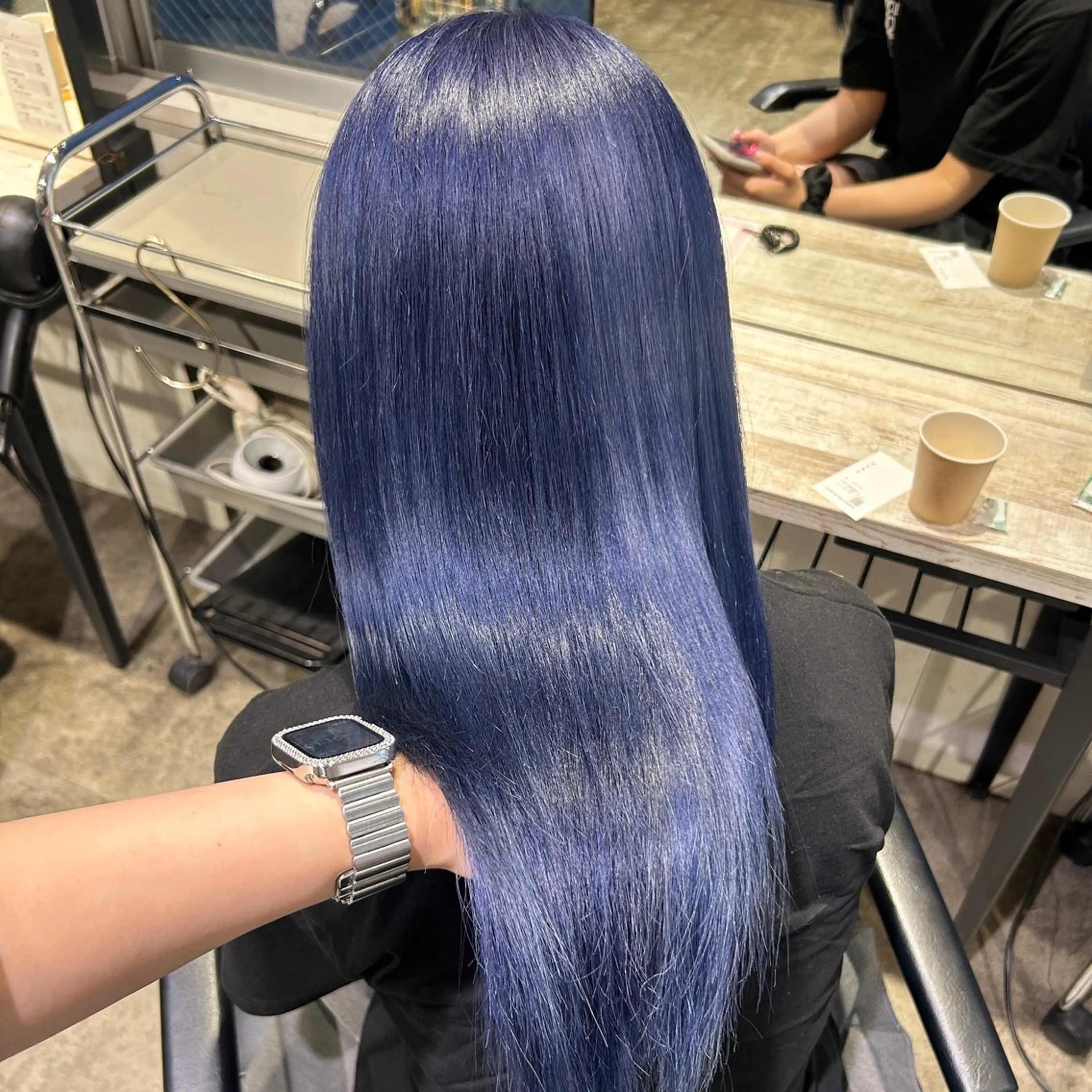 セミロング カラー ヘアカラー ✨うる艶/ブリーチ✨ 𝓡𝒖𝓷𝐚💋のヘアスタイル