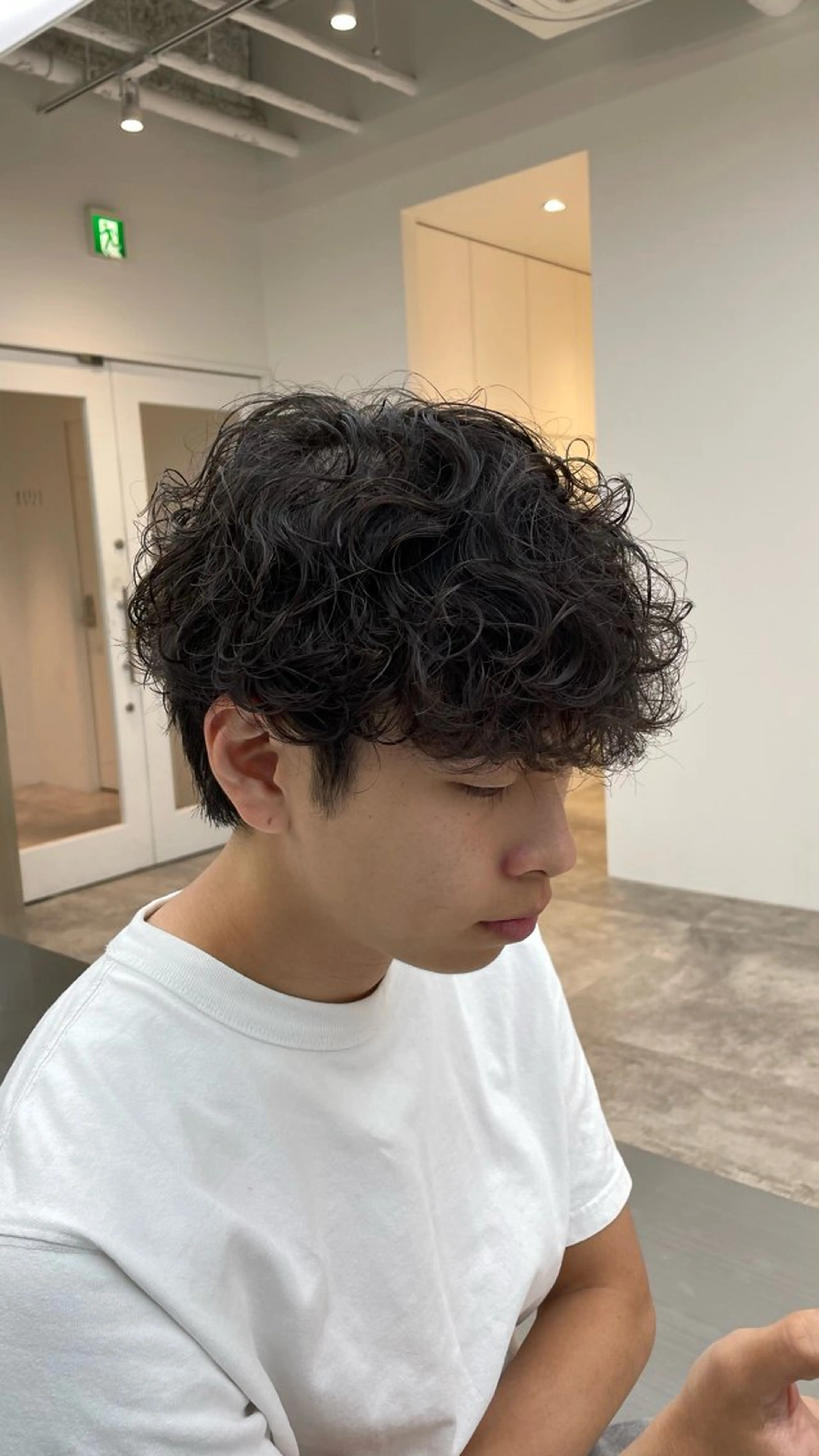 パーマ メンズ カット パーマ fifth 阿部楓のヘアスタイル