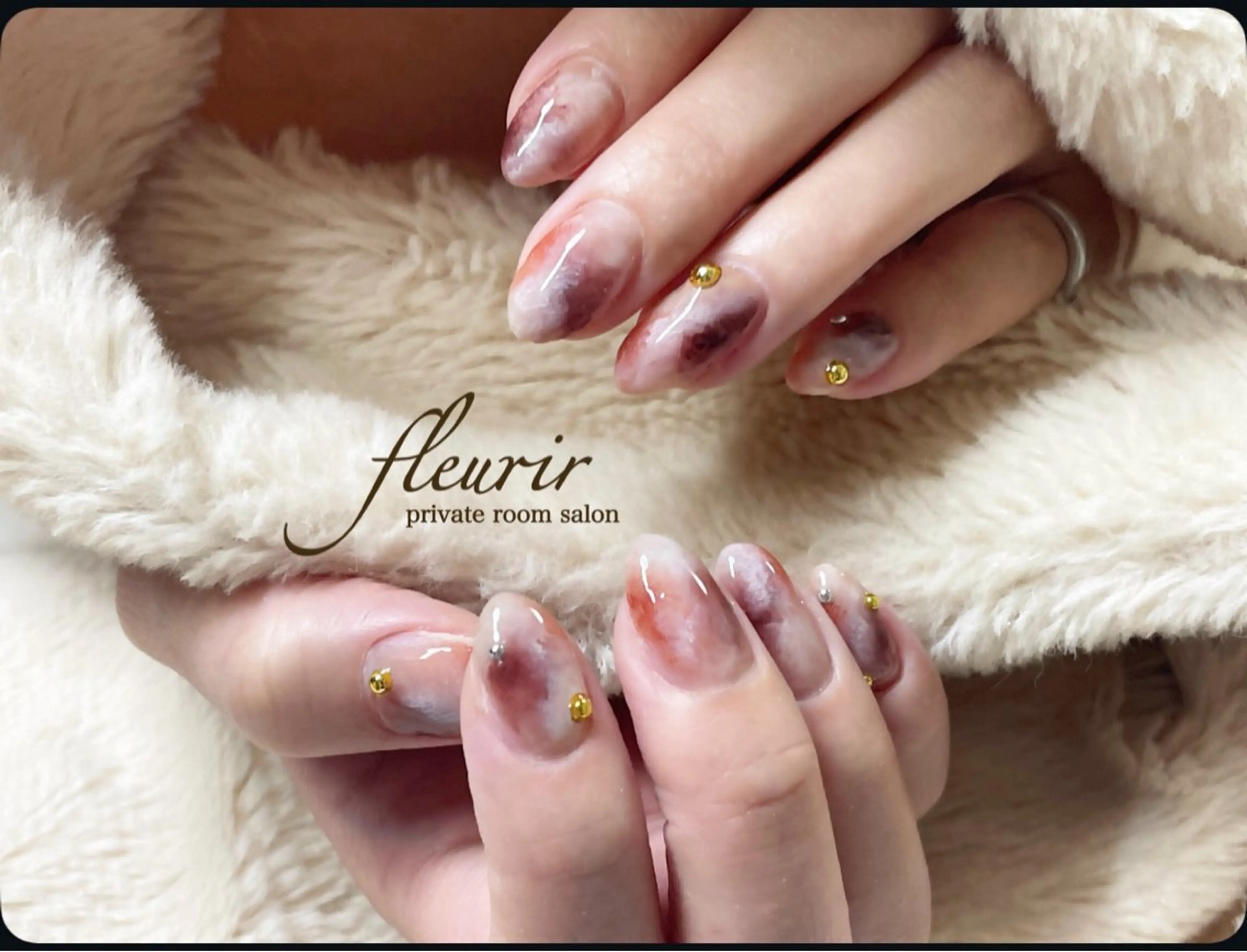 ネイル ハンドネイル フルリール 【プライベートサロンのネイルデザイン