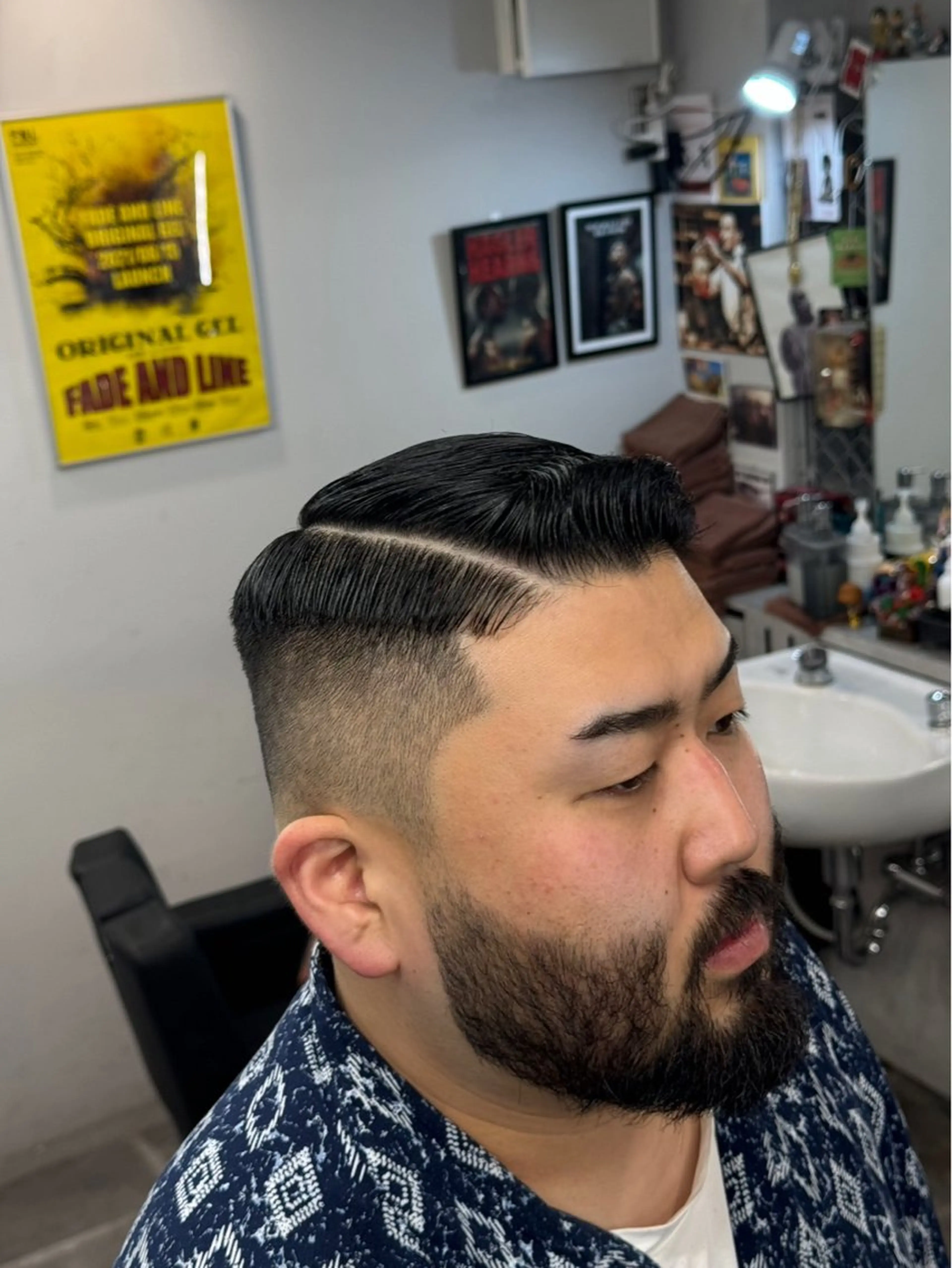 ショート FADE&LINE登戸店所属・🔥メンズ専門 美容師🔥 柳澤陵心のヘアスタイル