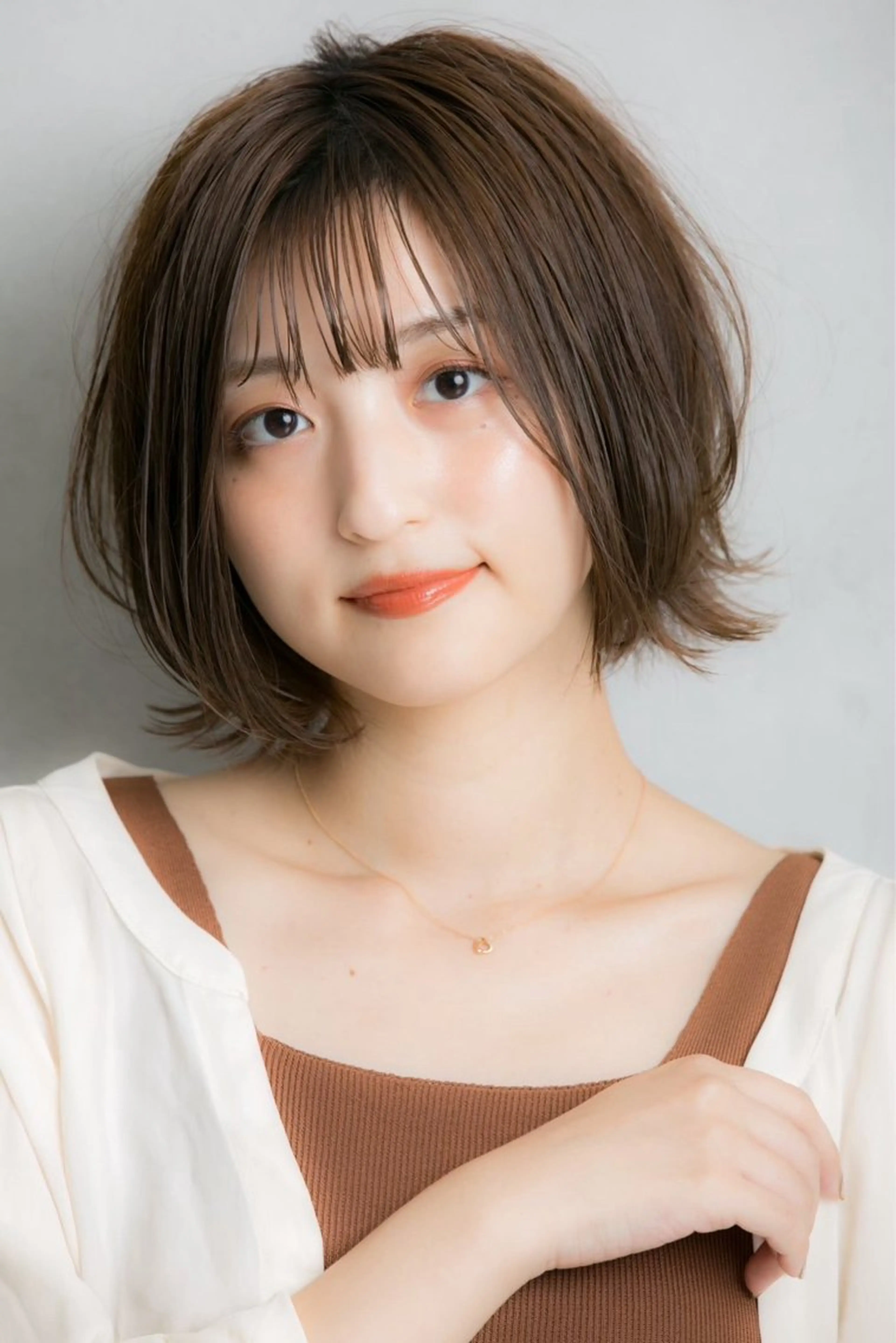 ミディアム カラー amble luxe 髪質改善 💕のヘアスタイル