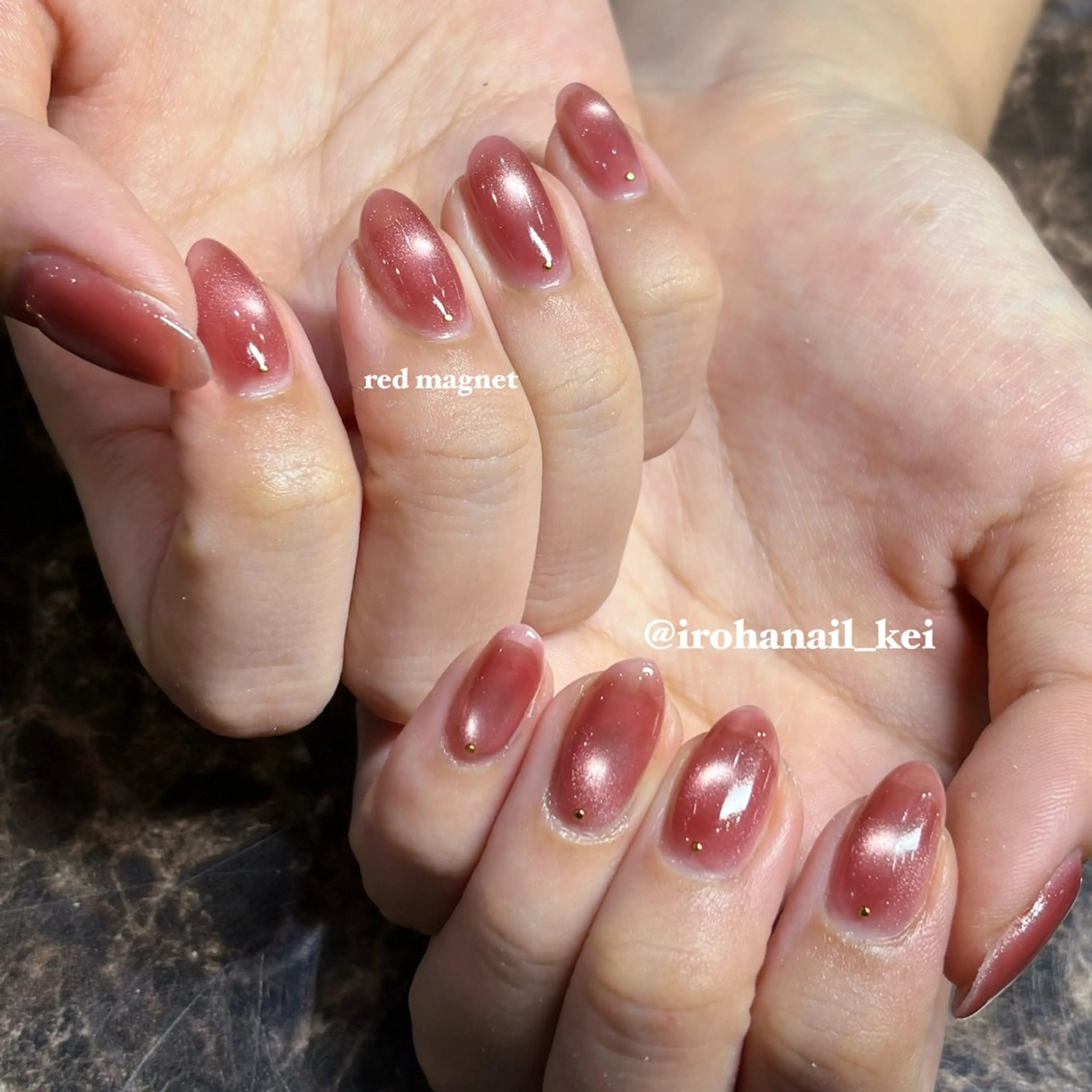 【オフあり】🩵マグネットネイル🧲の写真