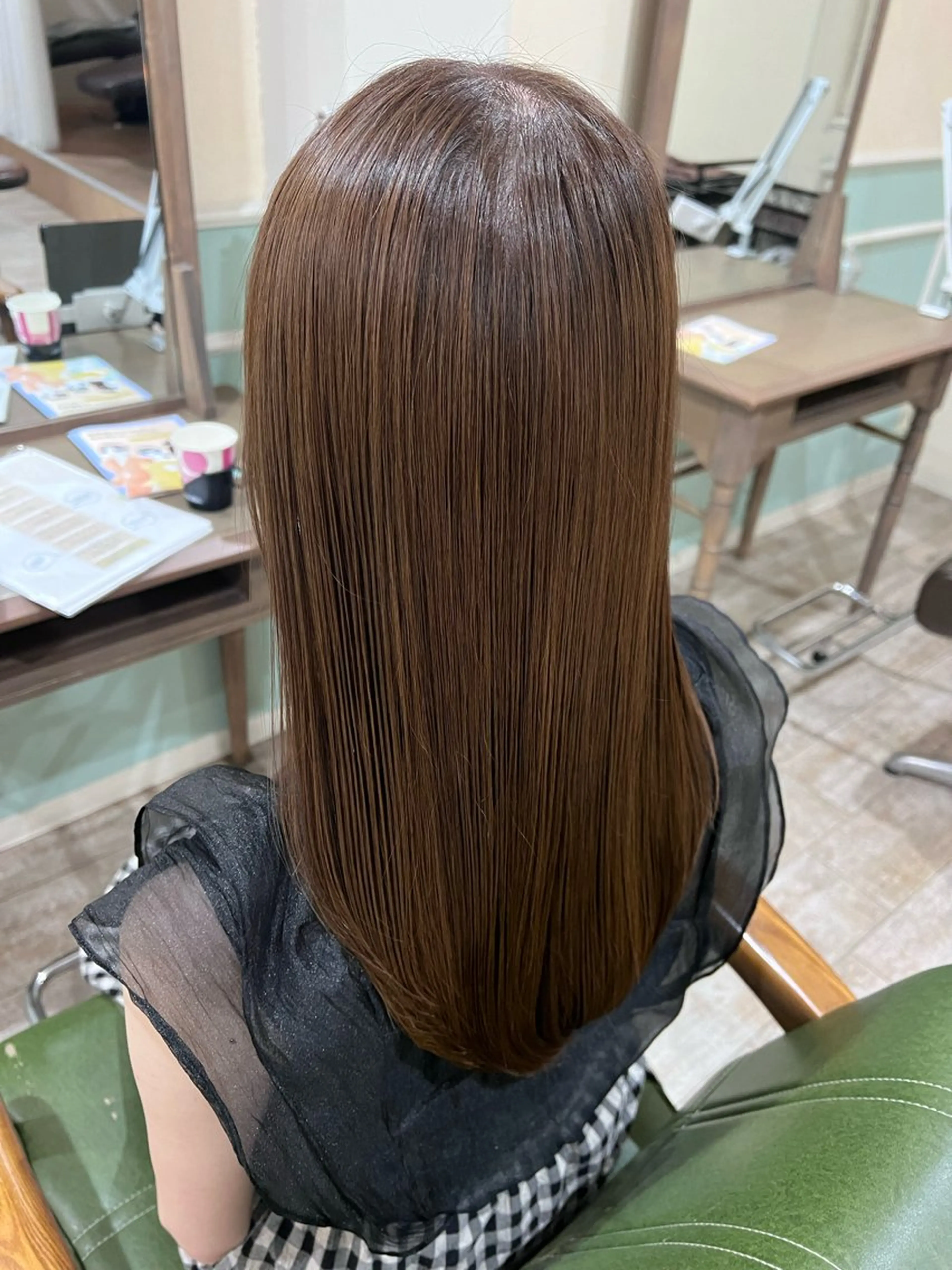 ロング カラー 髪質改善 レイヤーカット カット ヘアカラー トリートメント noble店長 松本　拓也▶◀*.のヘアスタイル