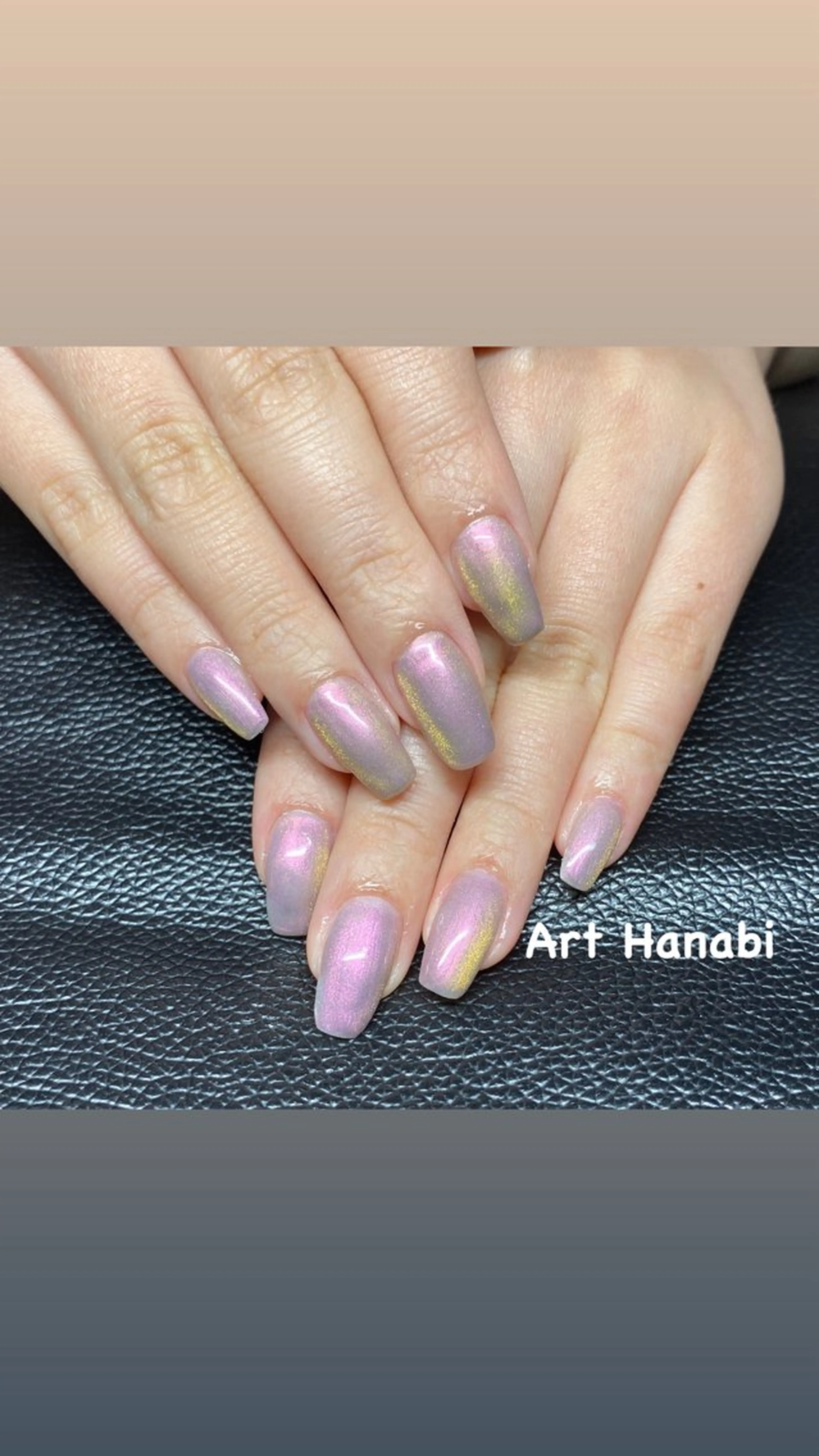 ネイル マグネットネイル ハンドネイル ハンドケア Art Hanabi所属・Art Hanabi ミリのネイルデザイン