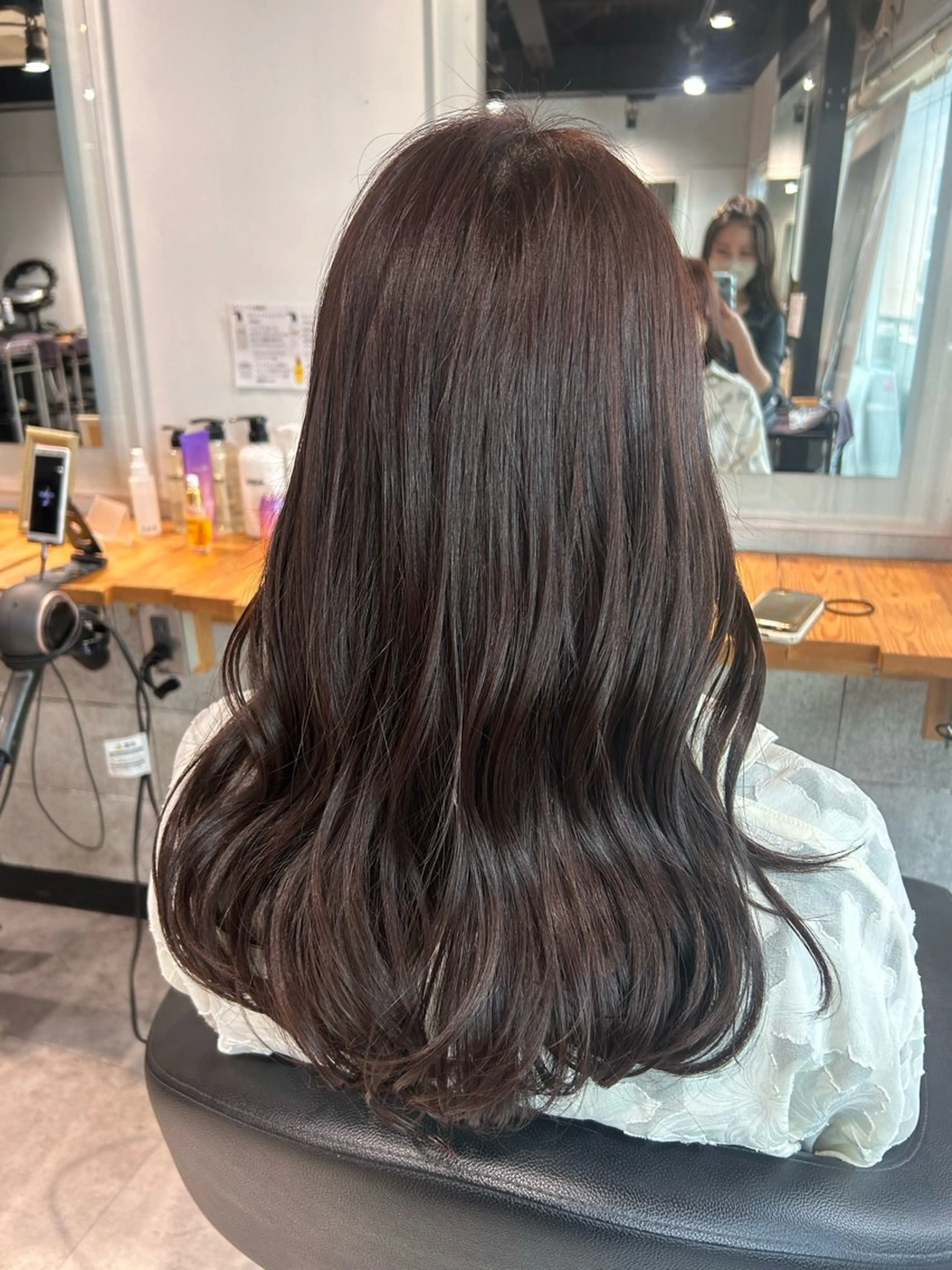 ロング カット ヘアカラー ヘッドスパ 韓国Style♡ Nanami🇰🇷のヘアスタイル