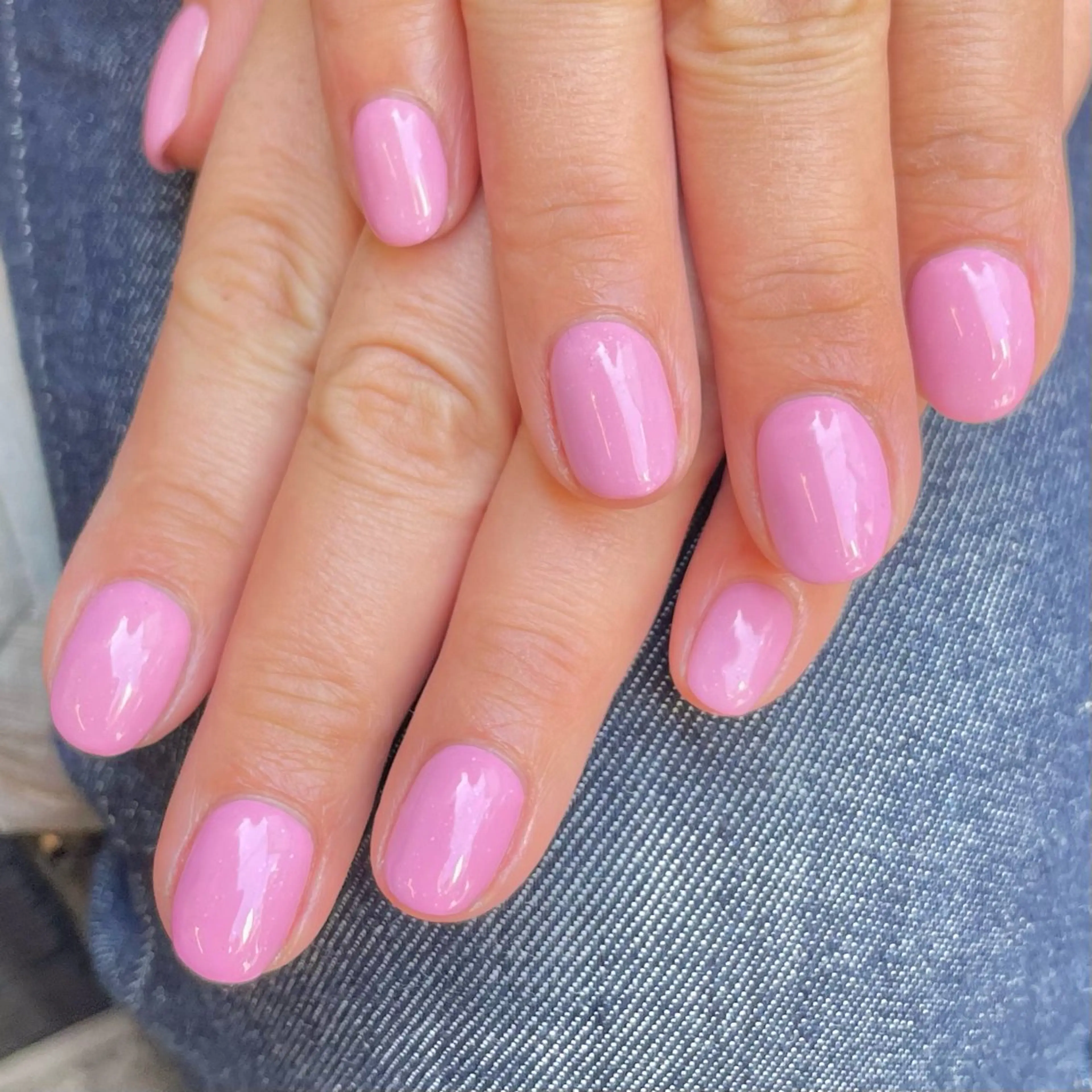 ネイル ワンカラーネイル ピンク 堀内 美里のネイルデザイン