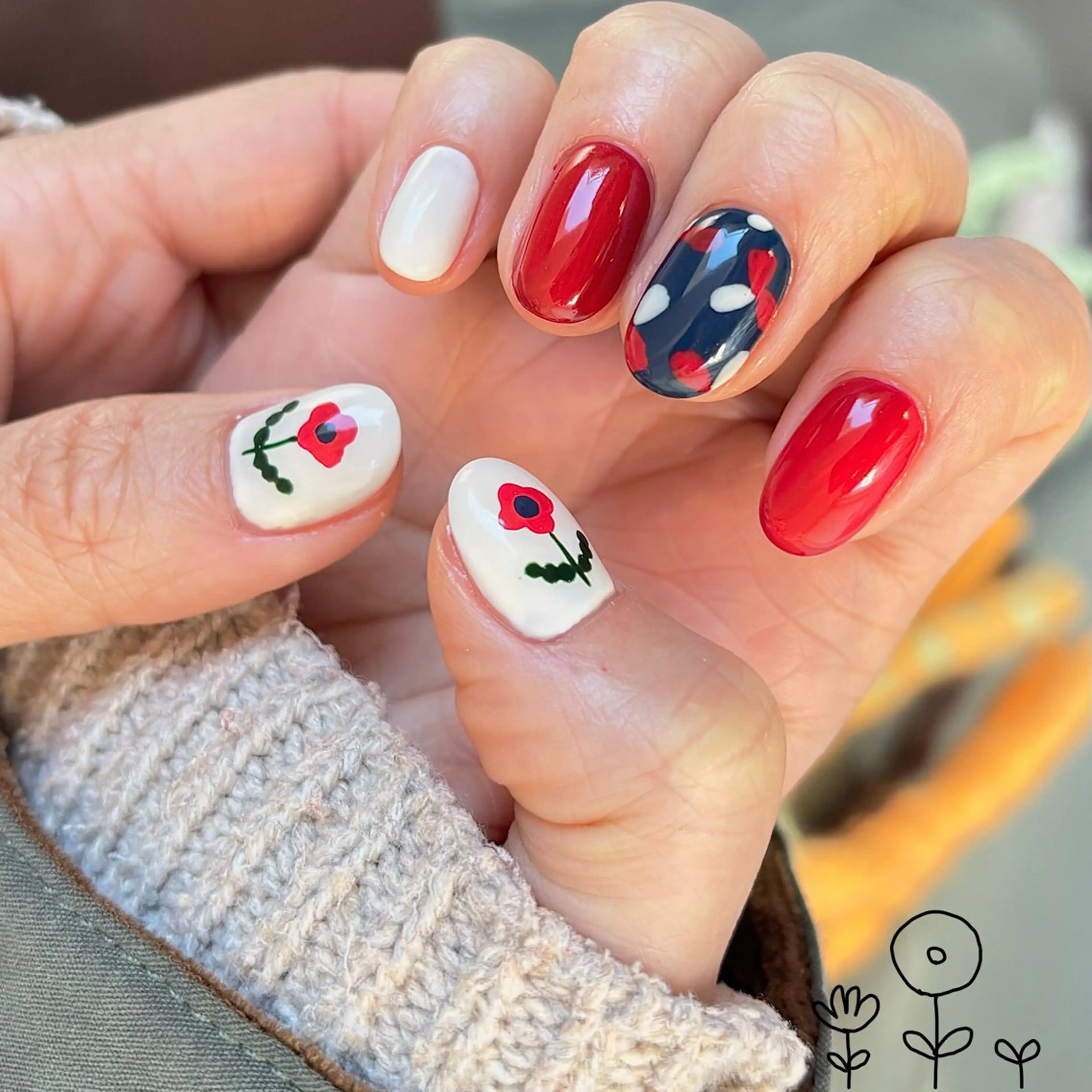 ネイル ハンドネイル Nailsalon BLOOM🌷 山崎のネイルデザイン