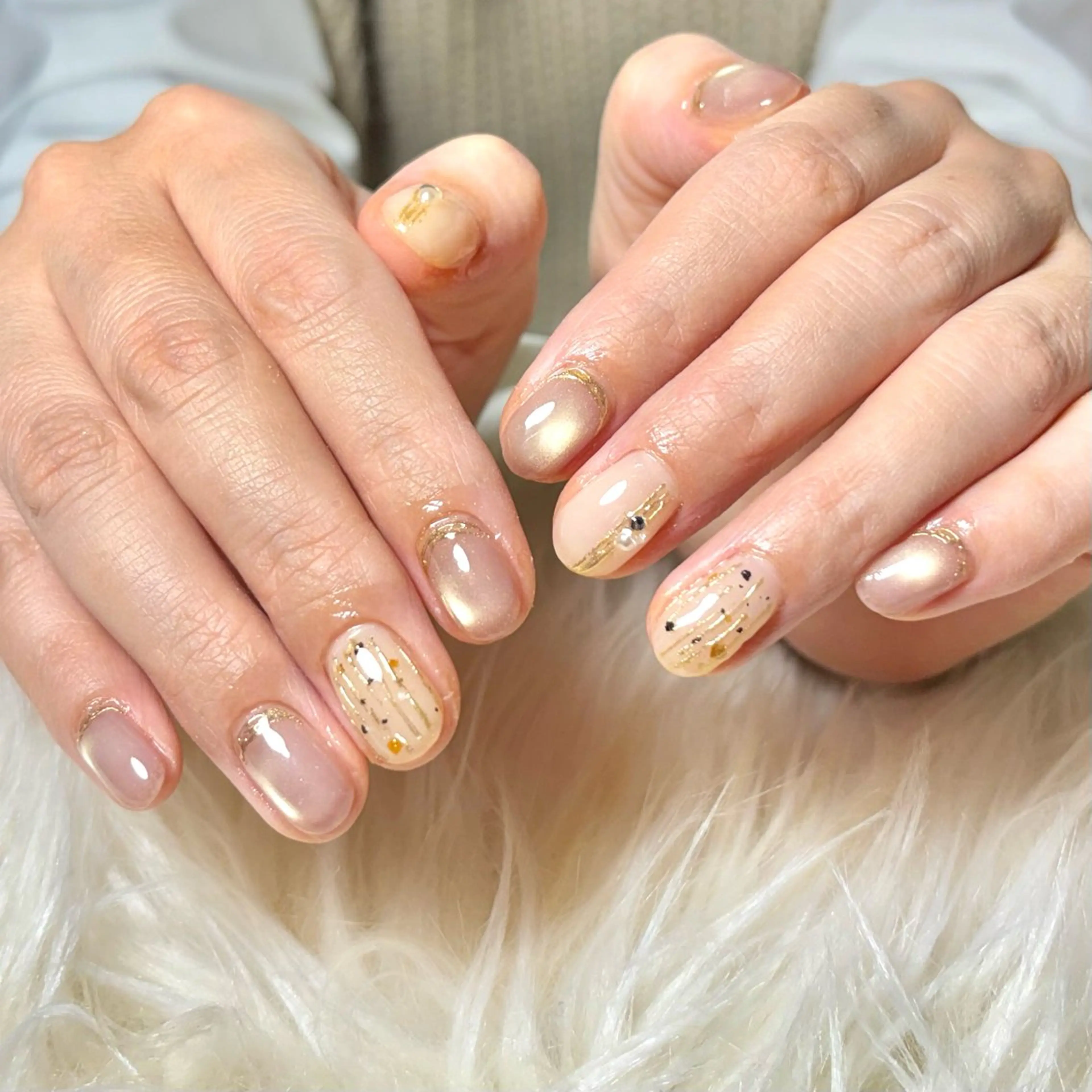 ネイル ハンドネイル ハンドケア hohomi .のネイルデザイン