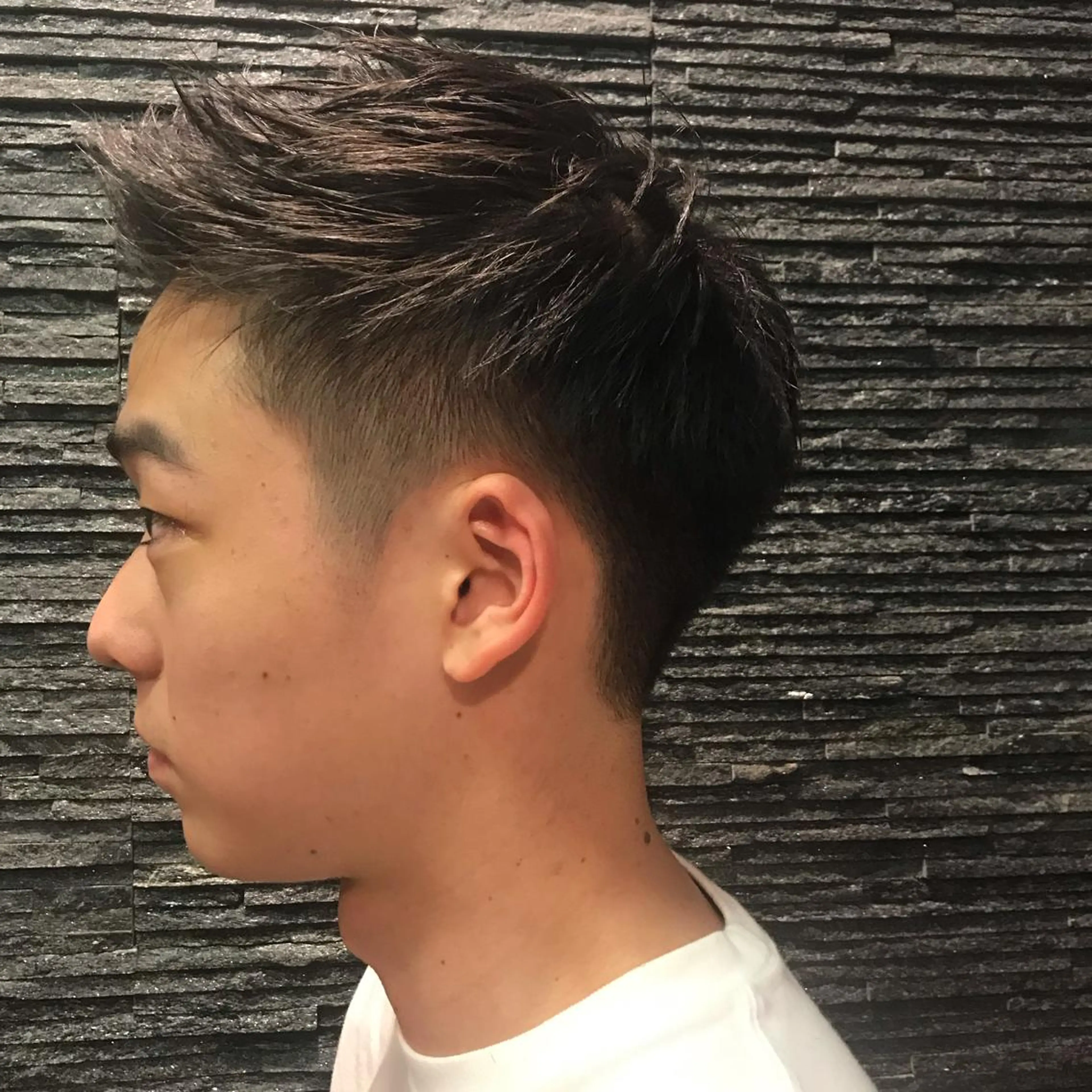 ショート メンズ アップバング ショートヘア HIROGINZA恵比寿店所属・メンズ専門💈中島 太一💈のヘアスタイル