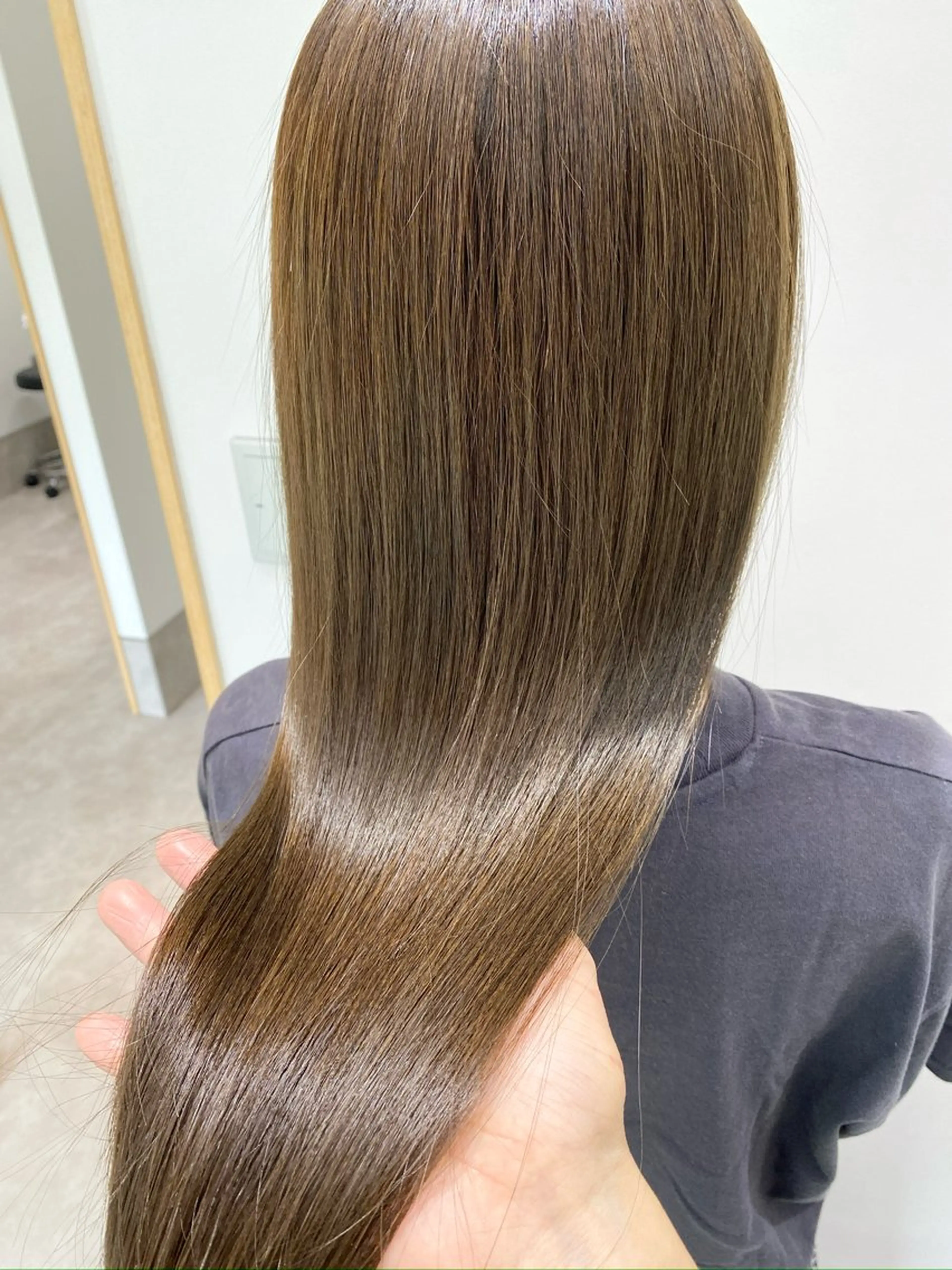 ロング カラー 髪質改善 ヘアカラー トリートメント ヘッドスパ 髪質改善・育髪サロンABELIA所属・大西 敦之のヘアスタイル