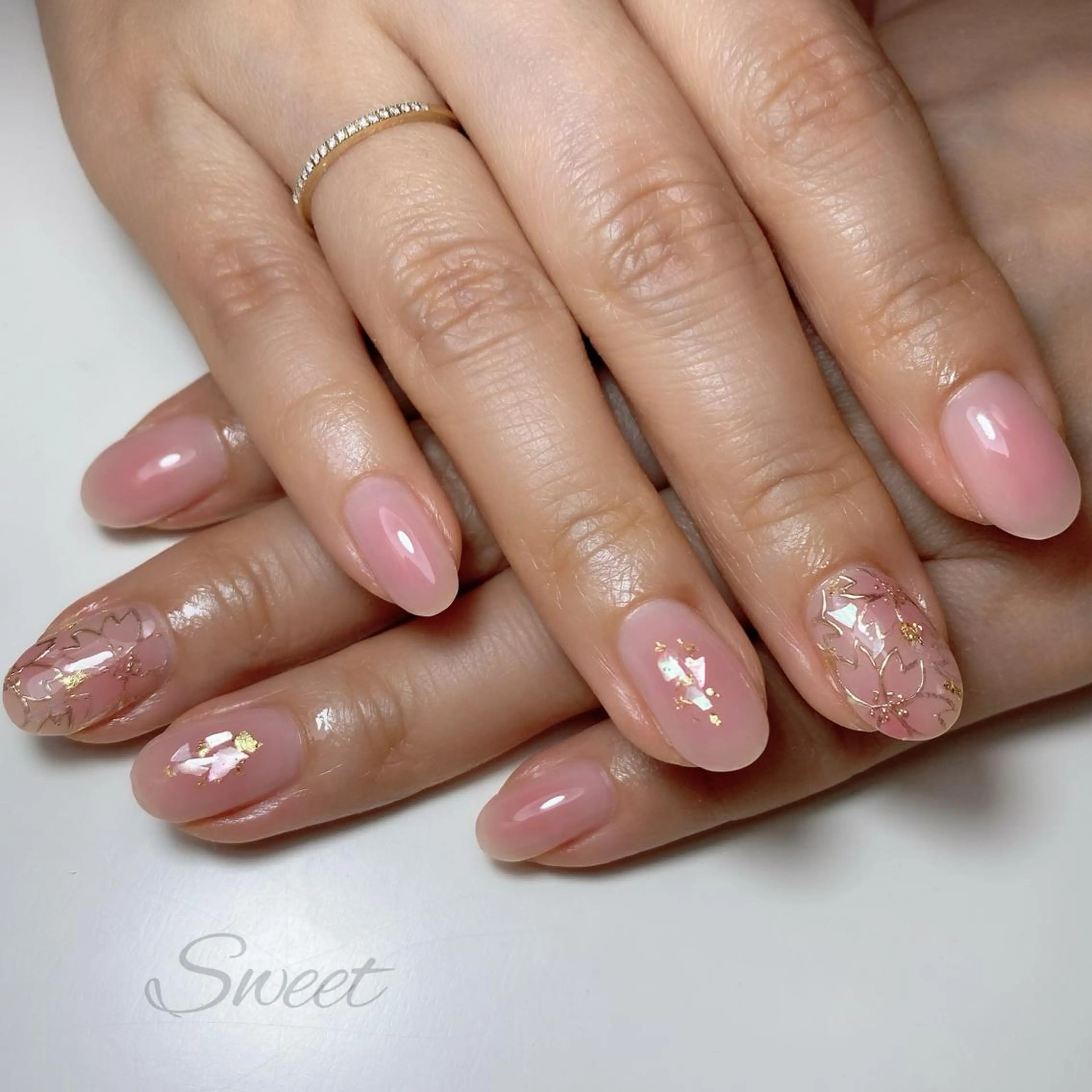 ネイル sweet 仲野陽子のネイルデザイン