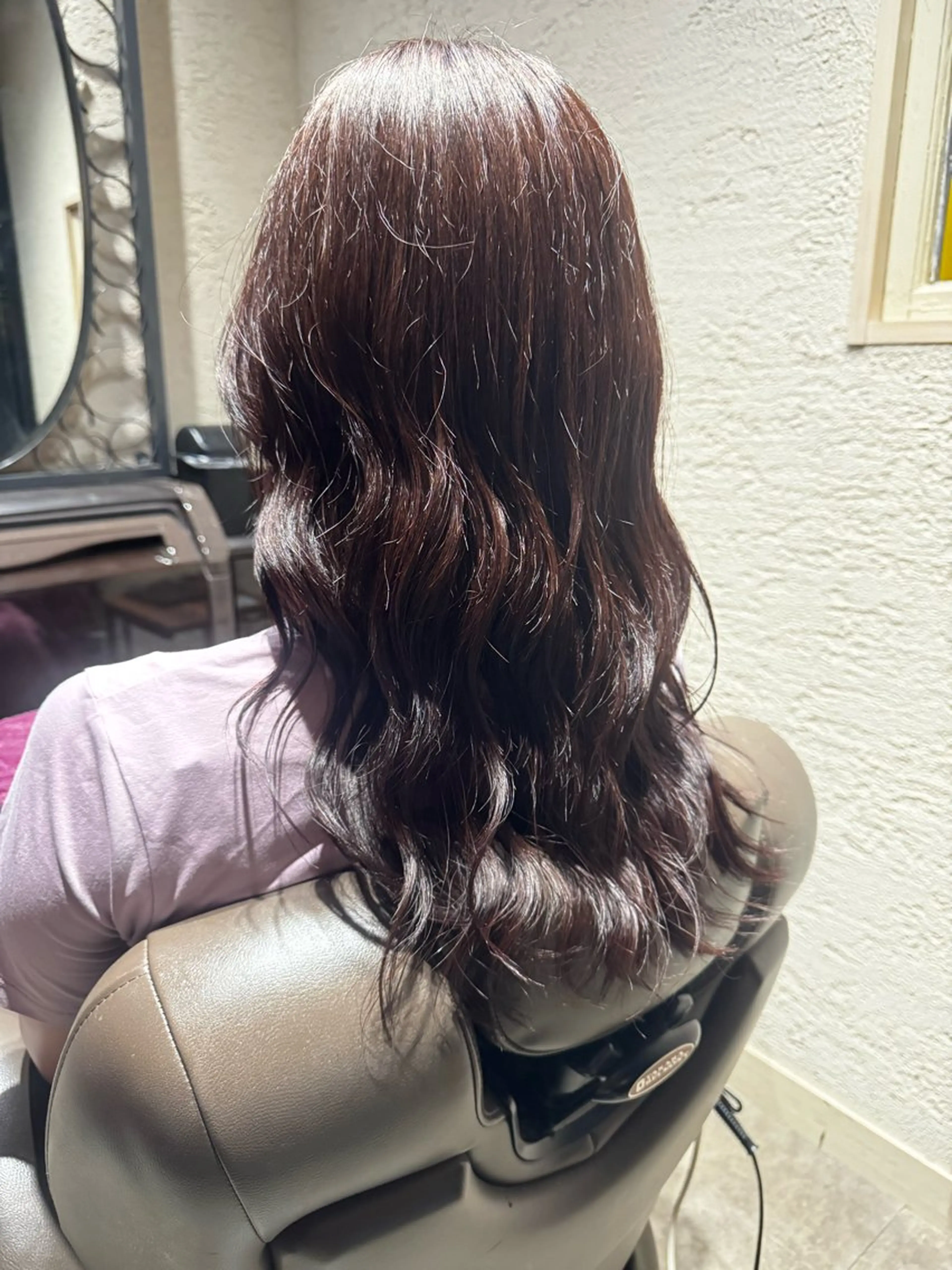 ロング カラー ラベンダーカラー ヘアカラー トリートメント カットモデル/透明感 艶カラー/Rinのヘアスタイル