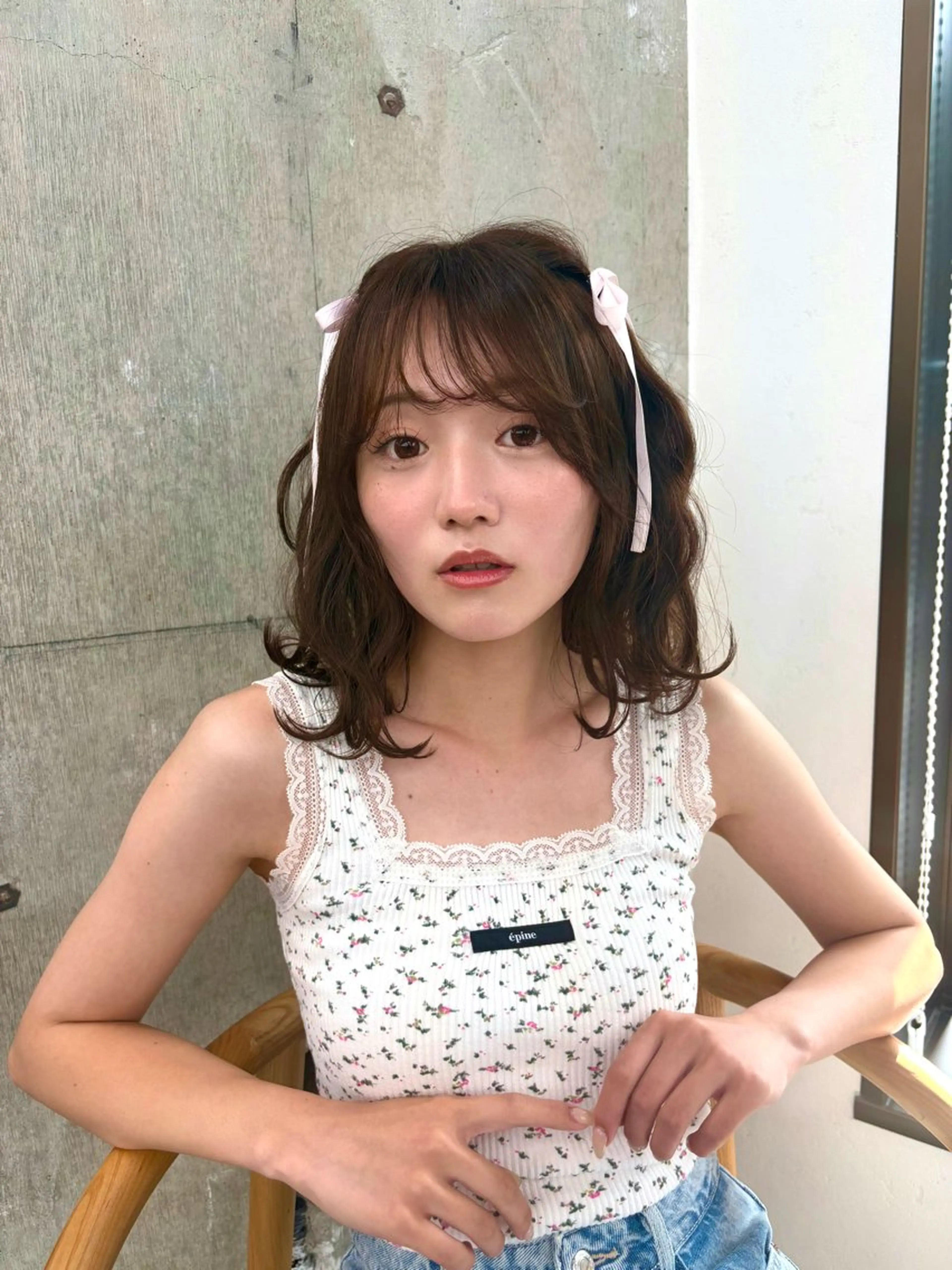 ミディアム ヘアアレンジ 🎀尾上 理鼓🎀のヘアスタイル