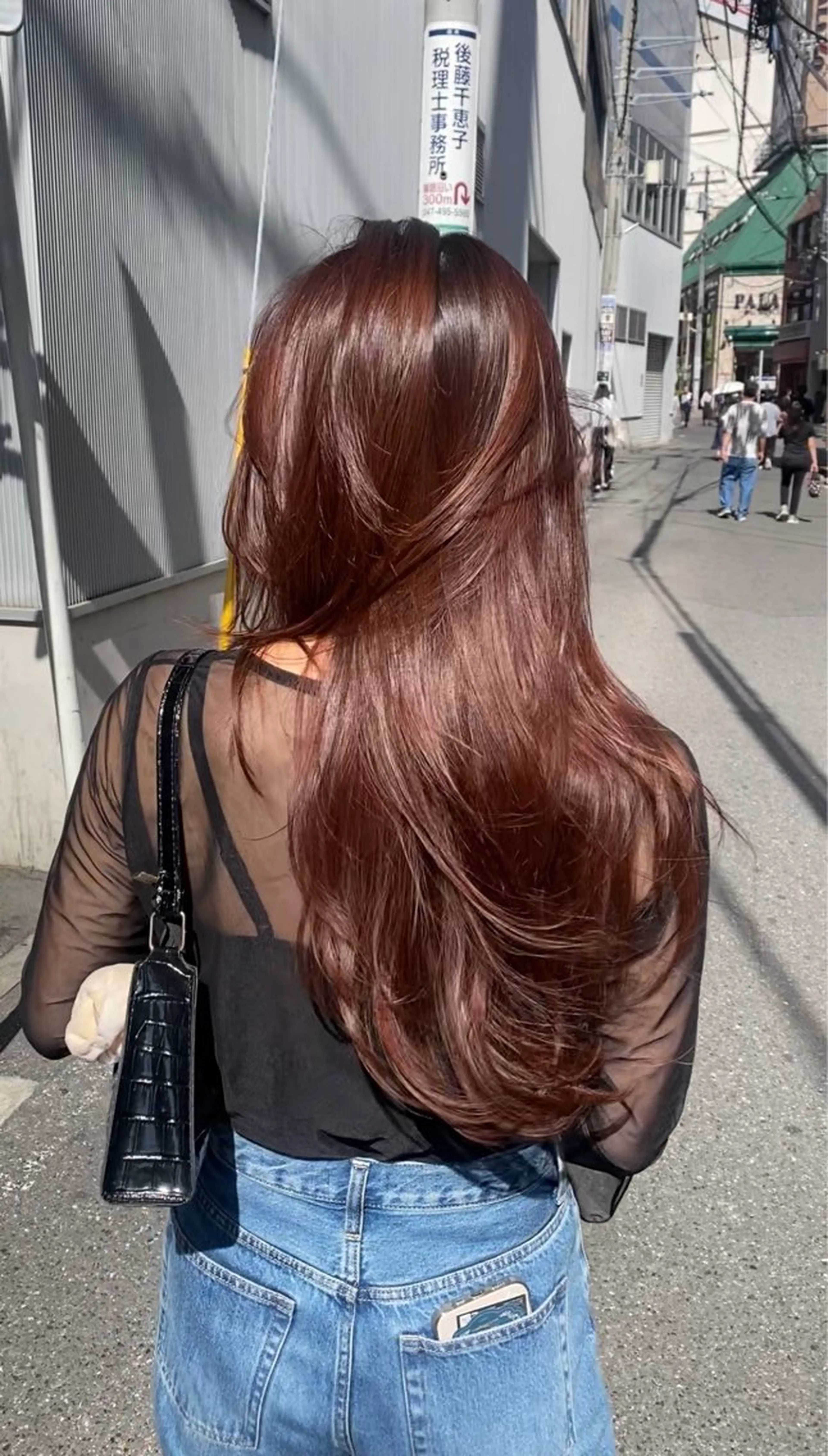 ロング ハイレイヤー レイヤーカット cocoa船橋所属・船橋レイヤーカット 川緑　一吹のヘアスタイル