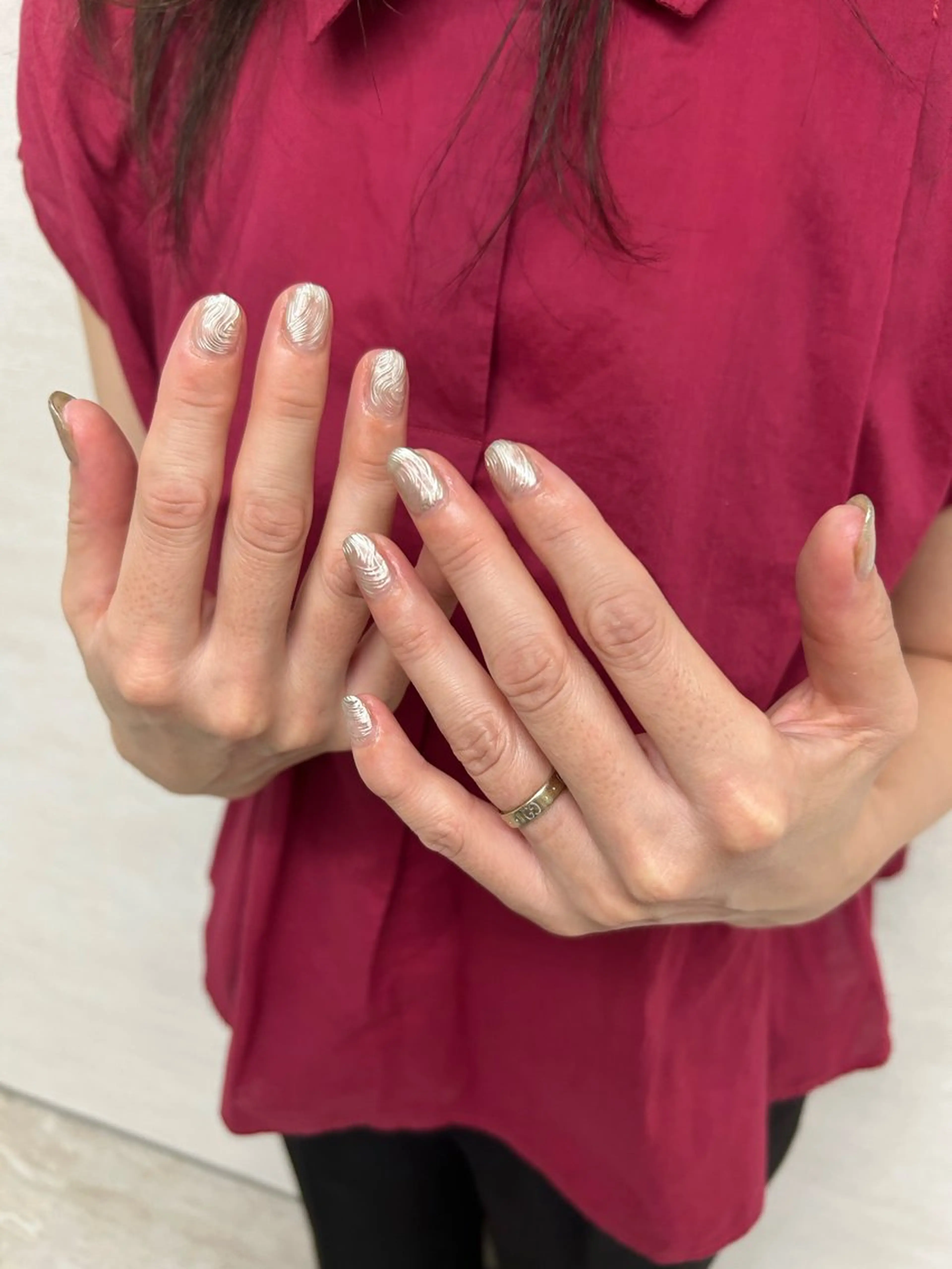 ネイル ニュアンスネイル ハンドネイル 畑中 優里のネイルデザイン