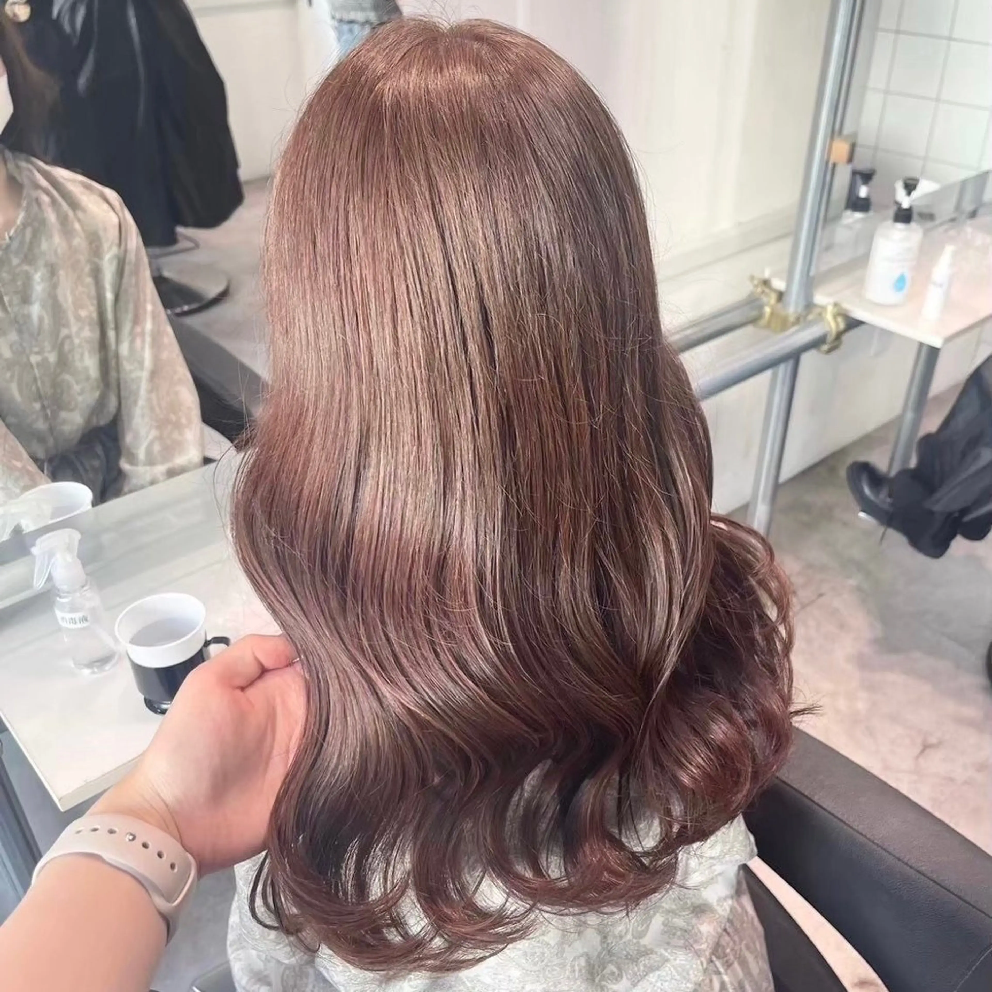 セミロング カラー 暖色♡ガーリー Chinatsu🎀のヘアスタイル