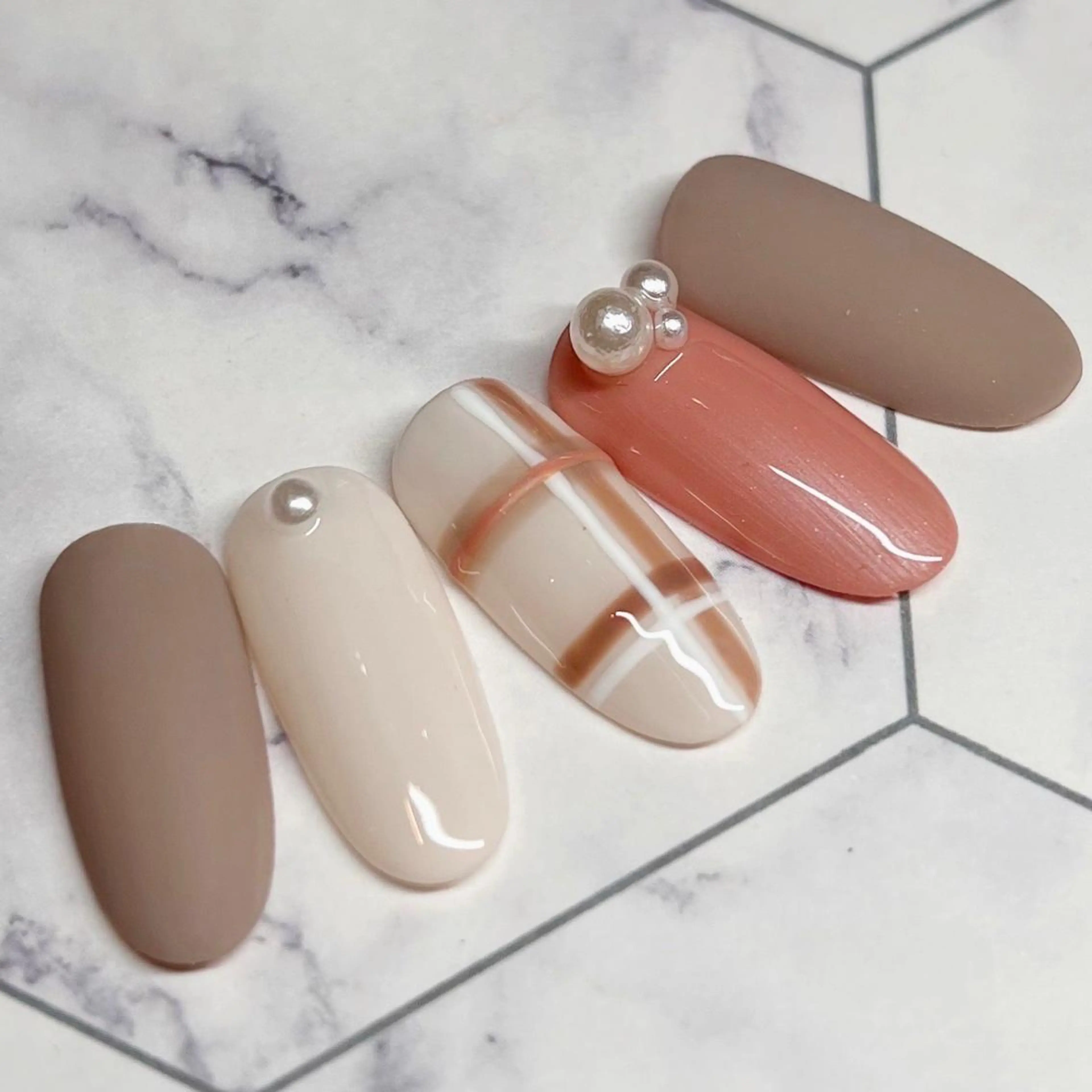 ネイル Ron's nail 笹岡のネイルデザイン