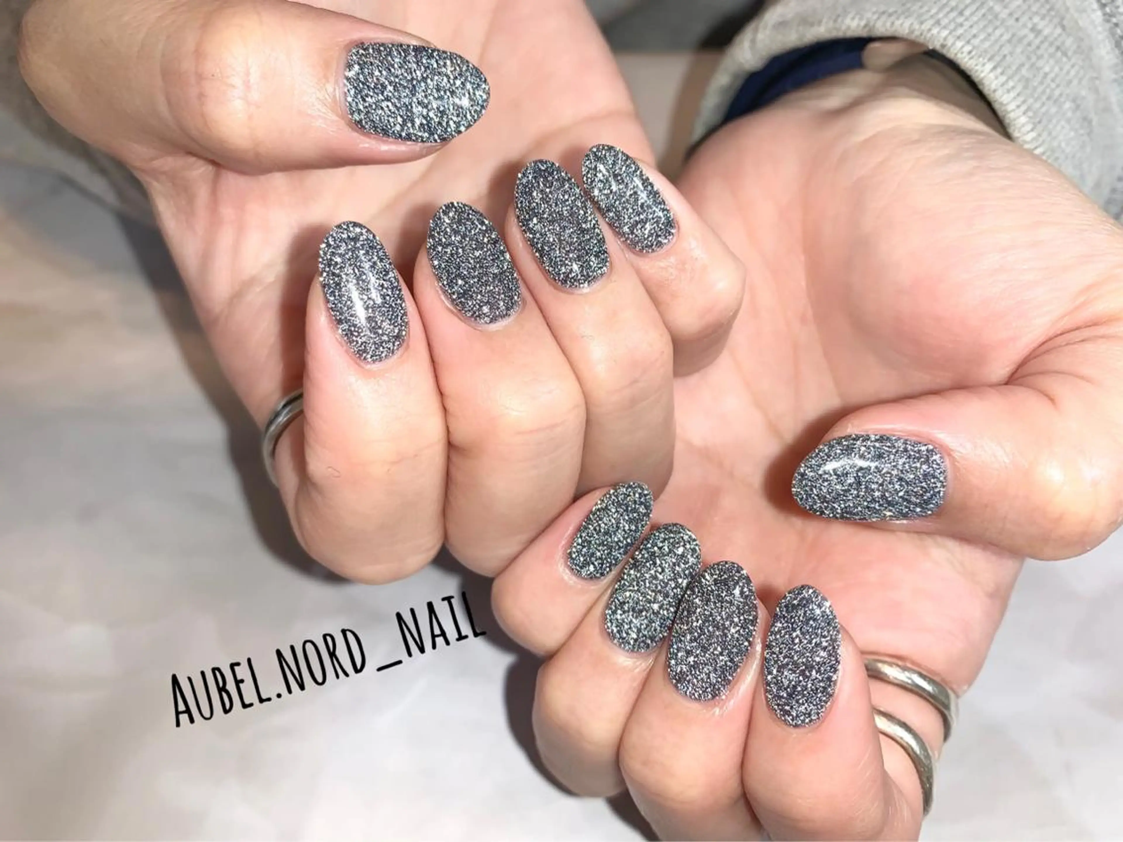 ネイル フラッシュネイル ラメ(グリッター) Aubel.nord_nail所属・Aubel.nord オーベルノールのネイルデザイン