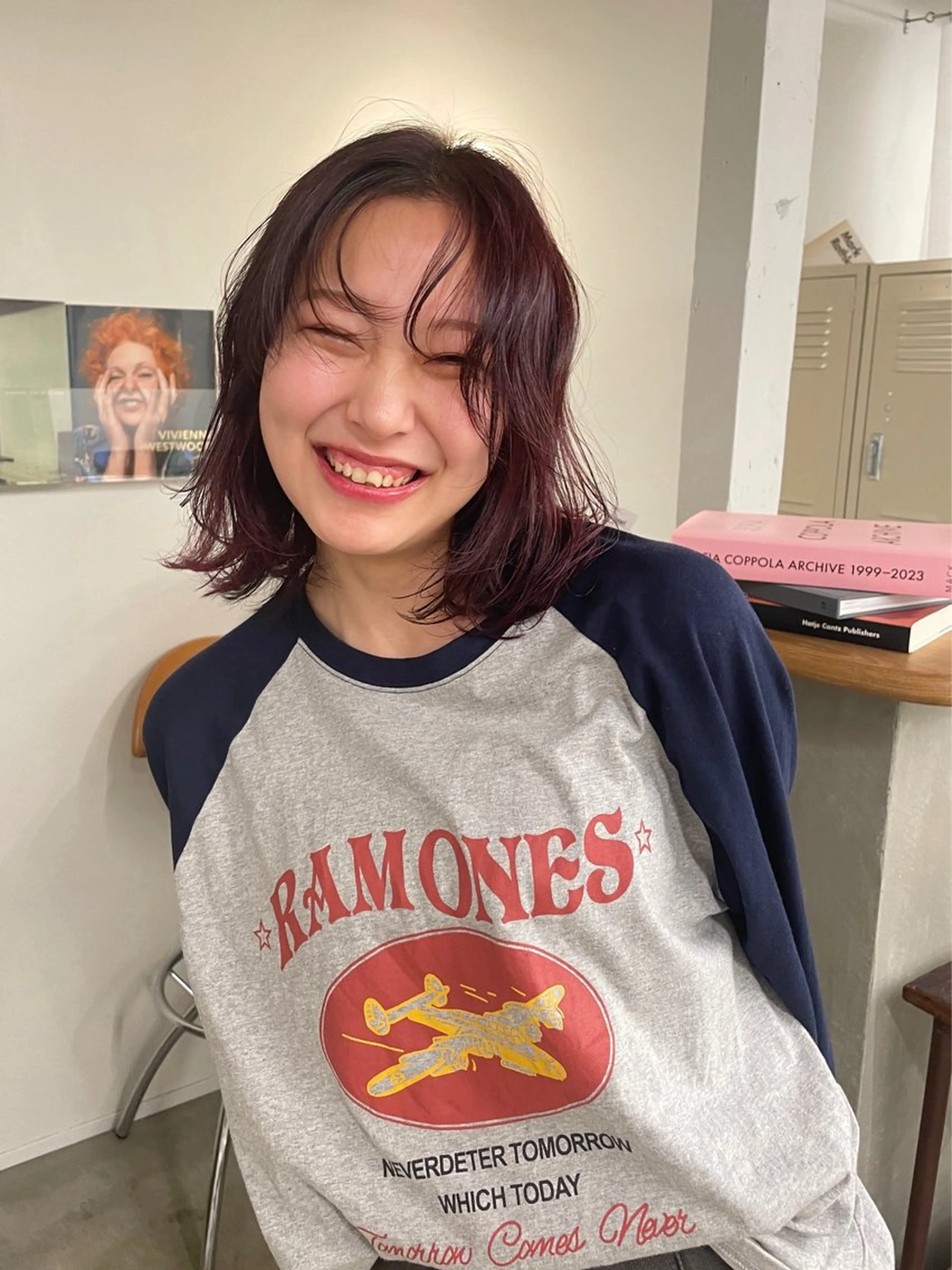 ミディアム カラー ヘアカラー トリートメント tonari所属・ブリーチモデル/ カットモデル/Riaのヘアスタイル