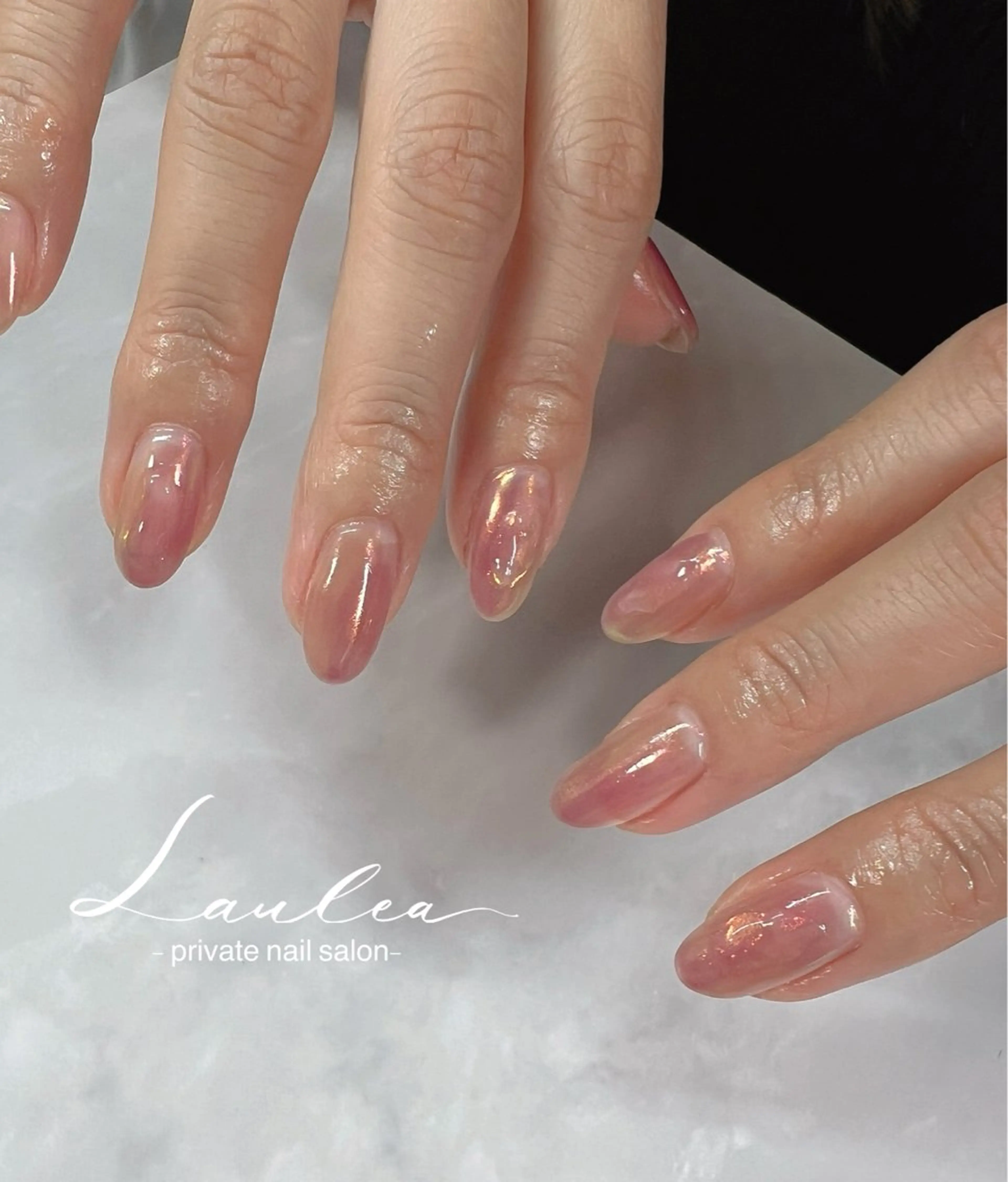 ネイル フットネイル ジェルネイル 韓国ネイル ミラーネイル ニュアンスネイル ハンドネイル nail salon Lauleaのネイルデザイン